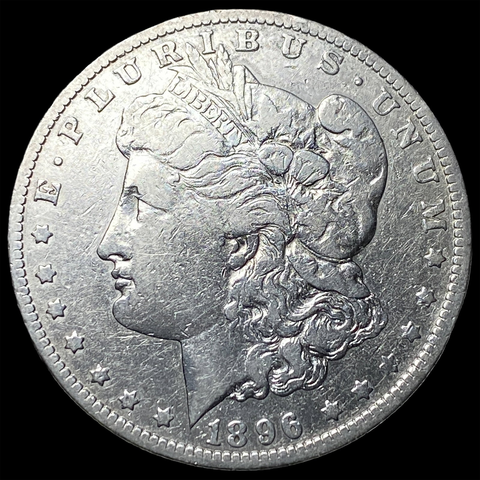 1896-O Silver Morgan Dollar ABOUT UNCIRCULATED: 1896-O Silver Morgan Dollar ABOUT UNCIRCULATED
