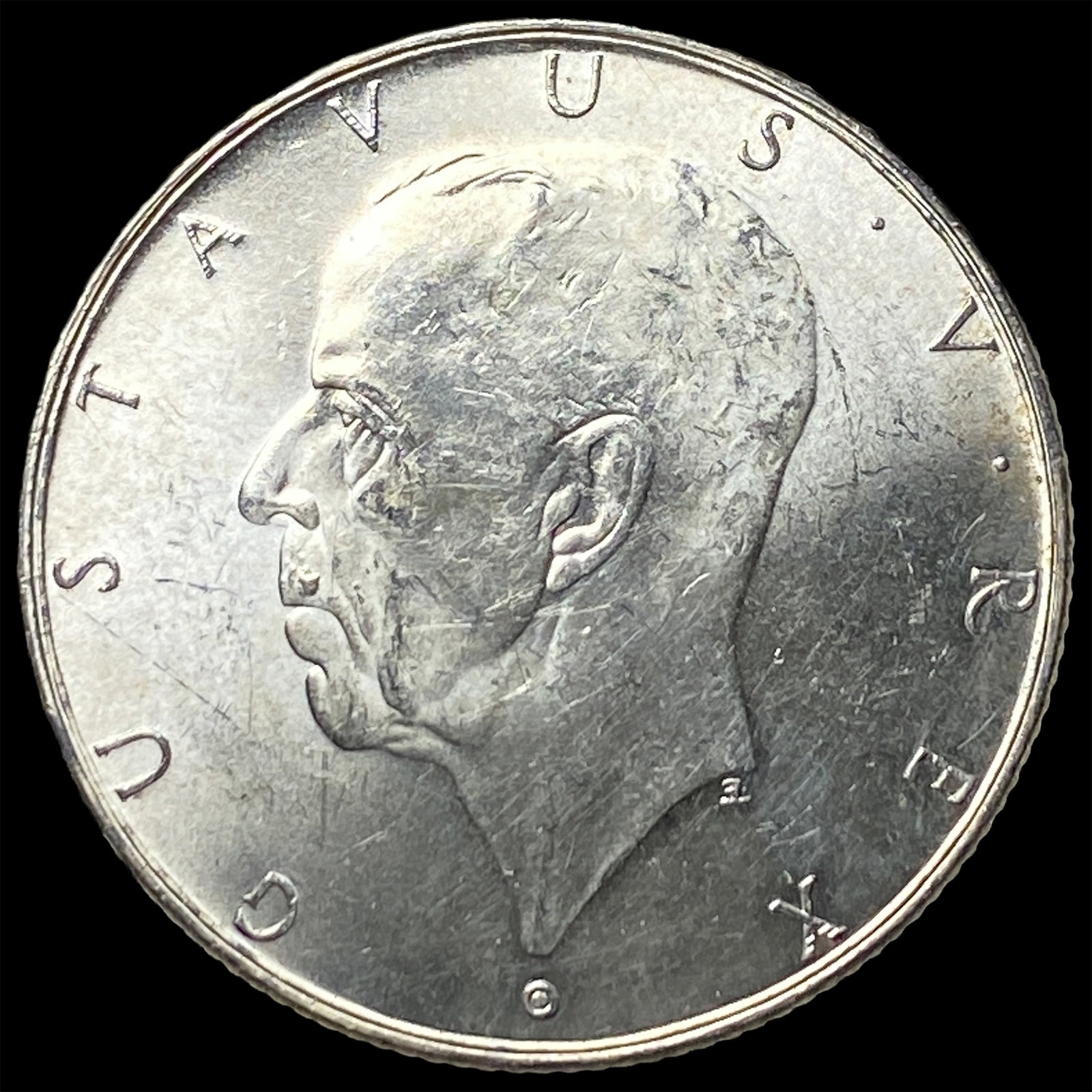 1938 Sweden Silver 2 Kroner UNCIRCULATED: 1938 Sweden Silver 2 Kroner UNCIRCULATED