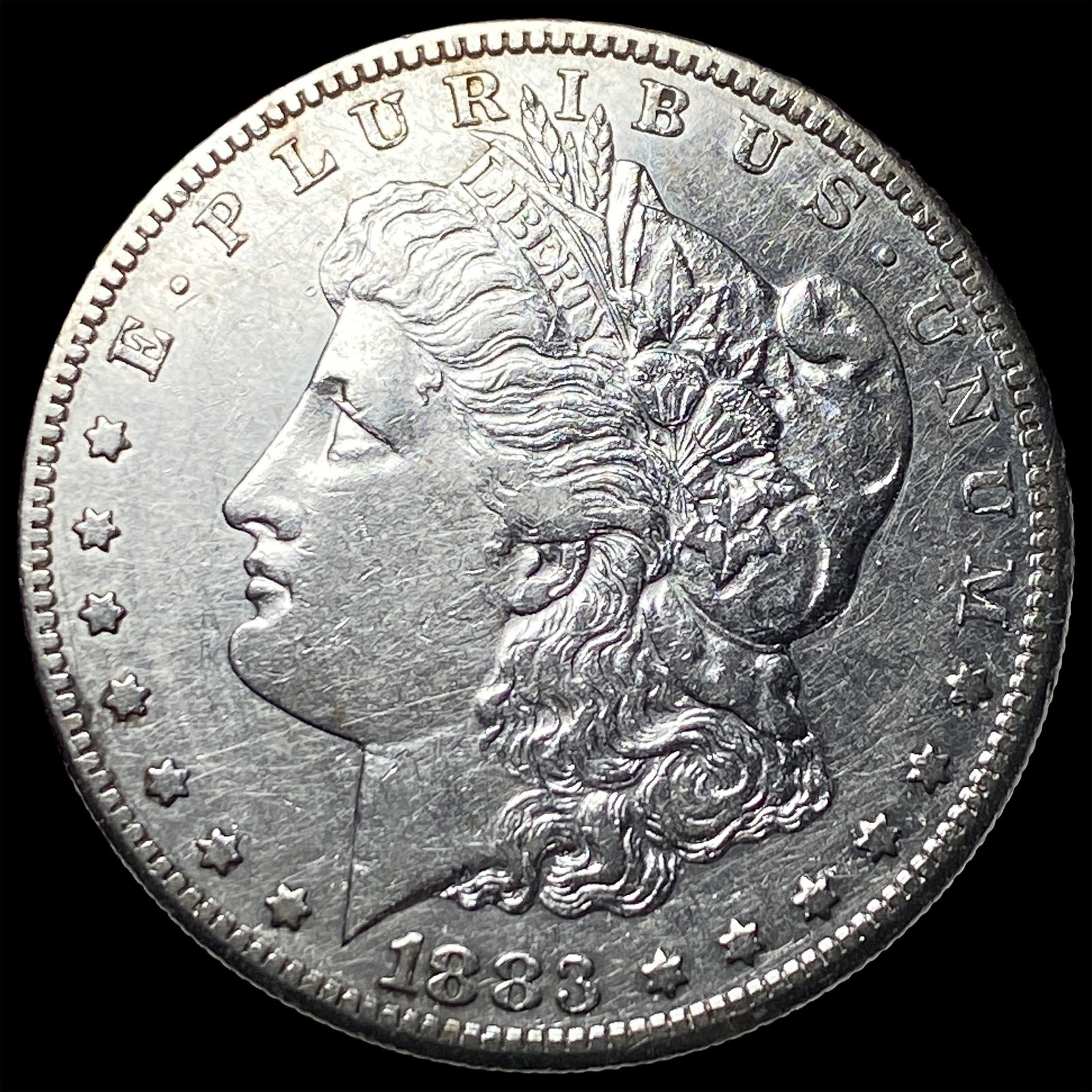 1883-S Silver Morgan Dollar CLOSELY UNCIRCULATED: 1883-S Silver Morgan Dollar CLOSELY UNCIRCULATED