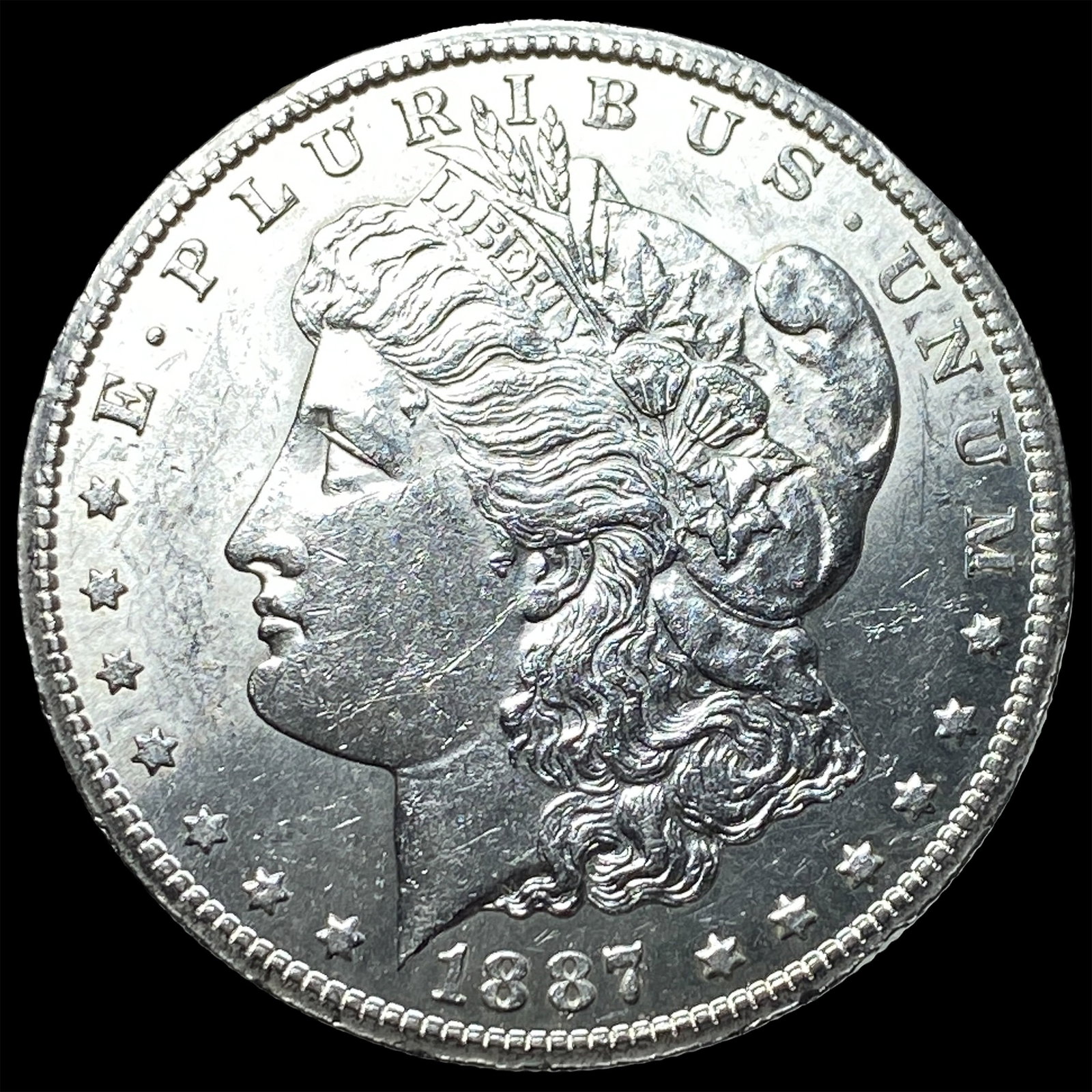 1887 Silver Morgan Dollar UNCIRCULATED: 1887 Silver Morgan Dollar UNCIRCULATED