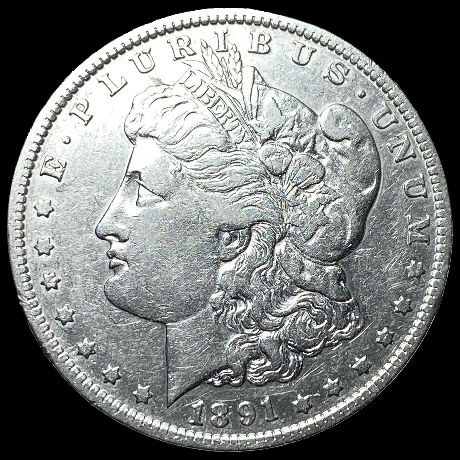 1891-O Silver Morgan Dollar LIGHTLY CIRCULATED: 1891-O Silver Morgan Dollar LIGHTLY CIRCULATED