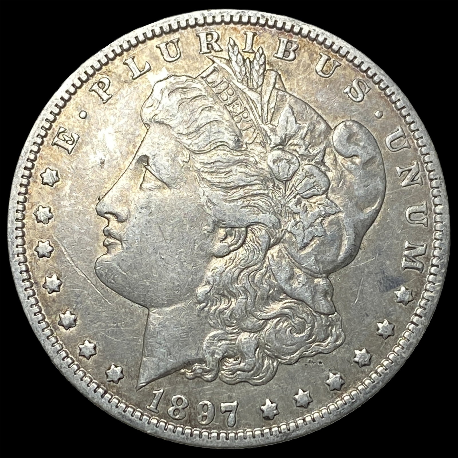 1897-O Silver Morgan Dollar NEARLY UNCIRCULATED: 1897-O Silver Morgan Dollar NEARLY UNCIRCULATED