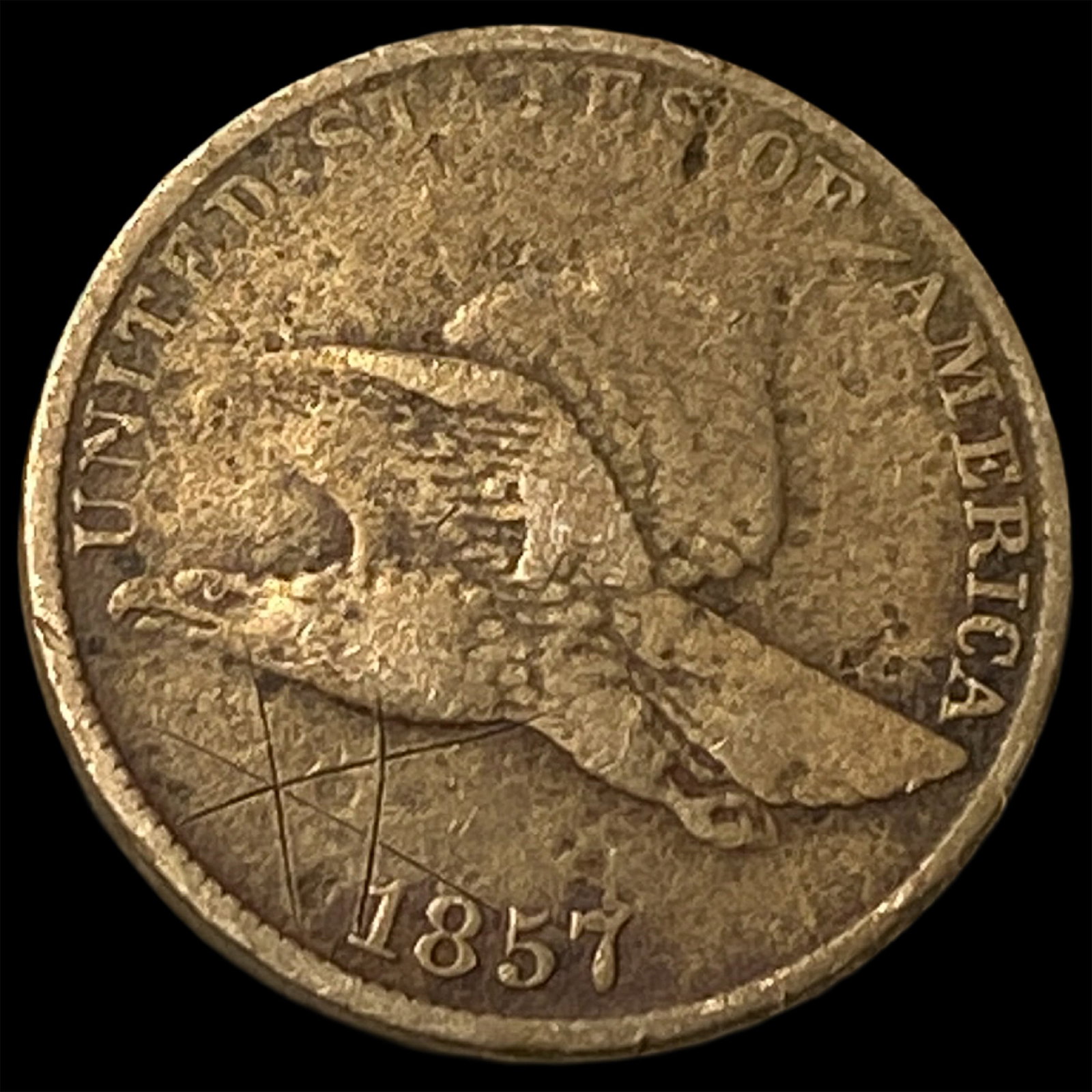 1857 Flying Eagle Cent HIGH GRADE: 1857 Flying Eagle Cent HIGH GRADE
