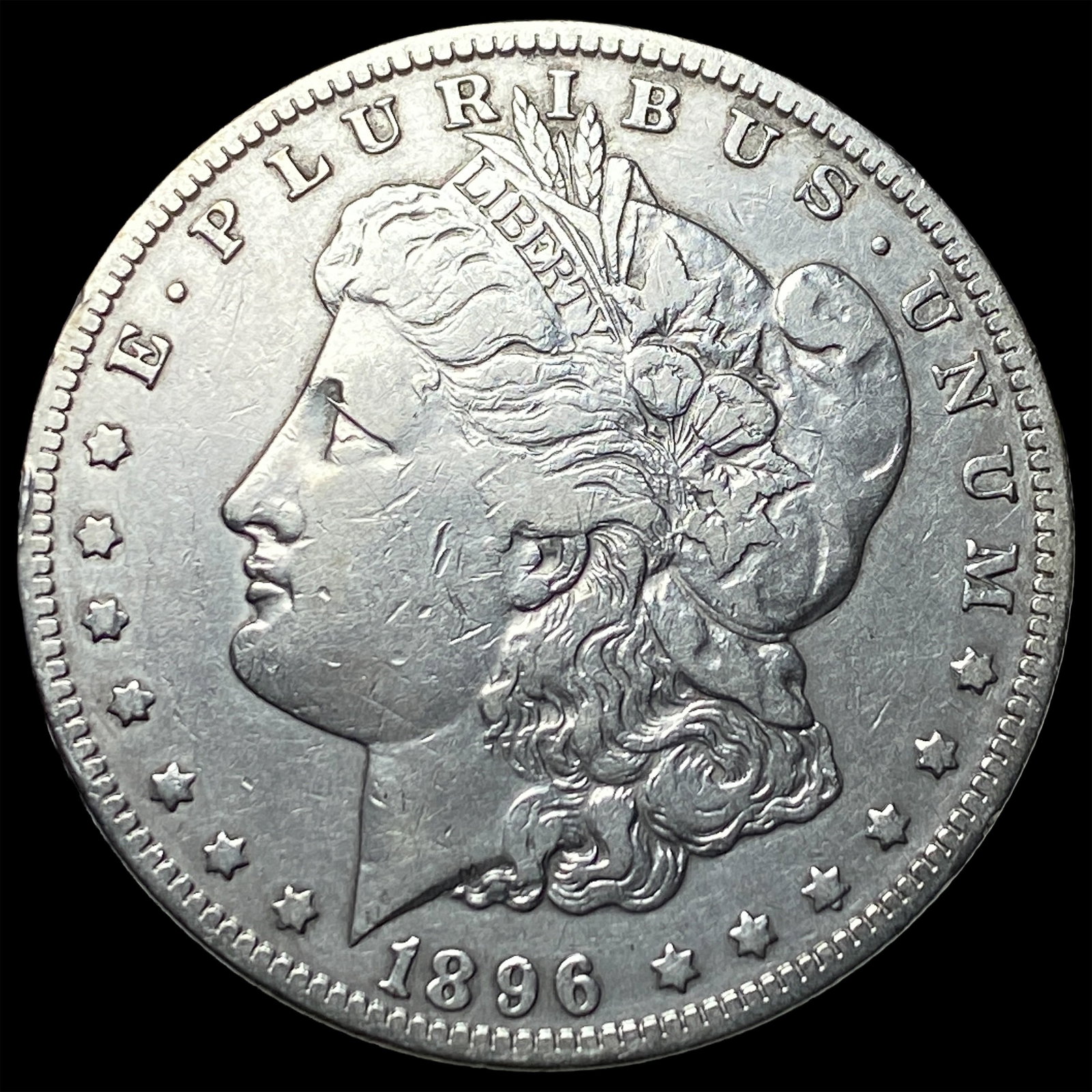 1896-O Silver Morgan Dollar NEARLY UNCIRCULATED: 1896-O Silver Morgan Dollar NEARLY UNCIRCULATED