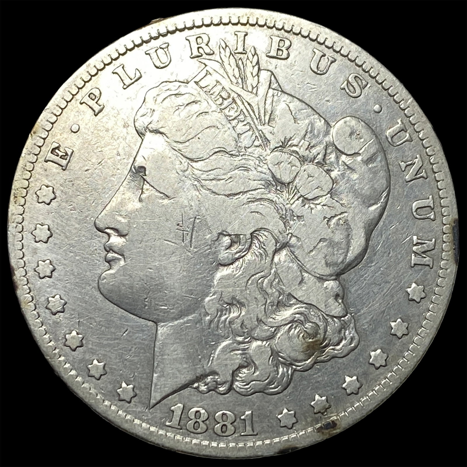 1881-CC Silver Morgan Dollar LIGHTLY CIRCULATED (1 of 2)