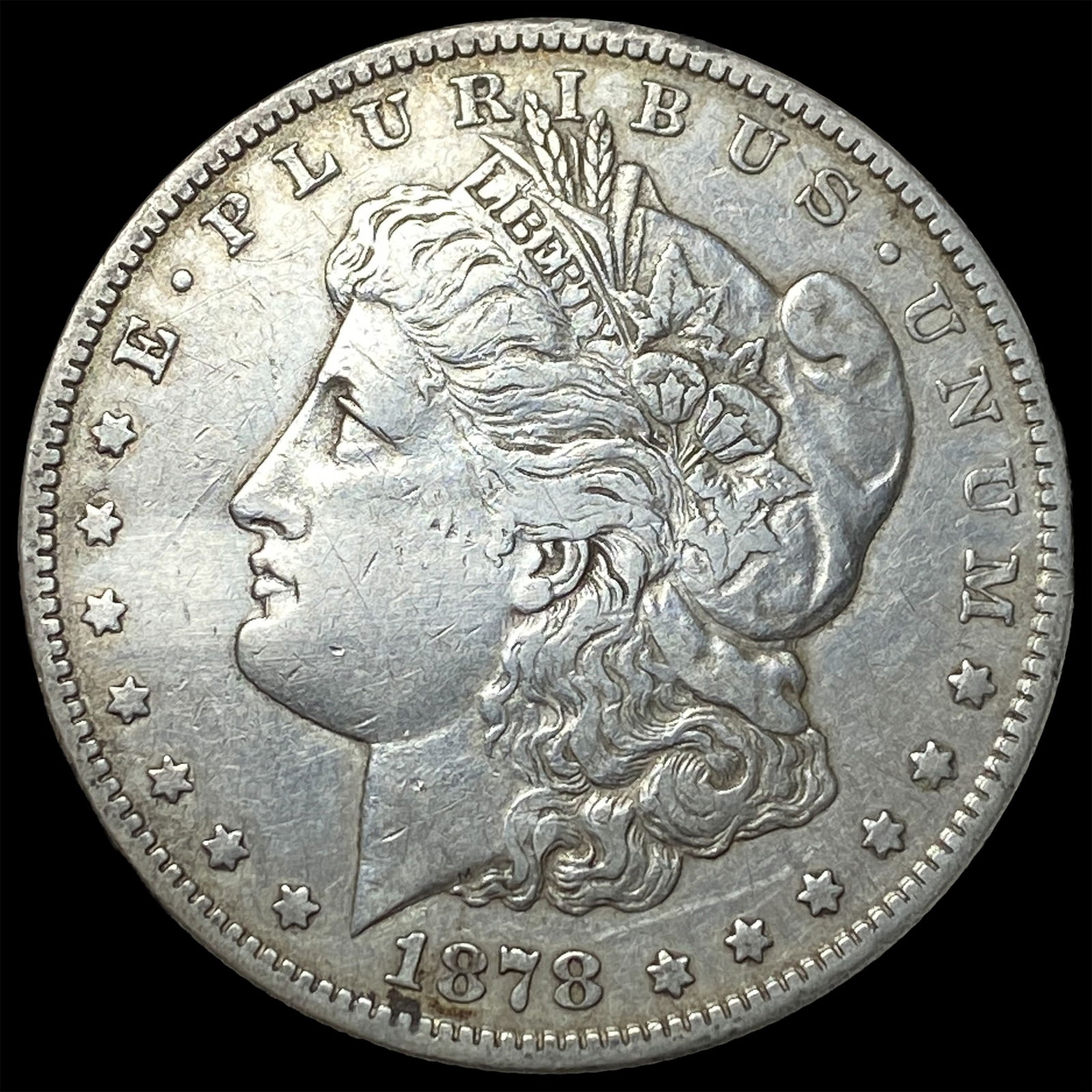 1878-S Silver Morgan Dollar NEARLY UNCIRCULATED: 1878-S Silver Morgan Dollar NEARLY UNCIRCULATED