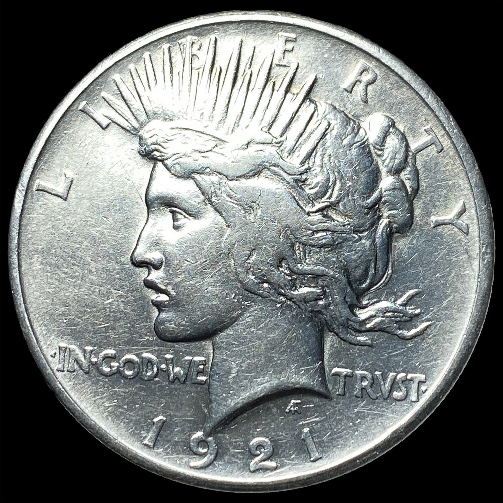 1921 Silver Peace Dollar CLOSELY UNCIRCULATED: 1921 Silver Peace Dollar CLOSELY UNCIRCULATED