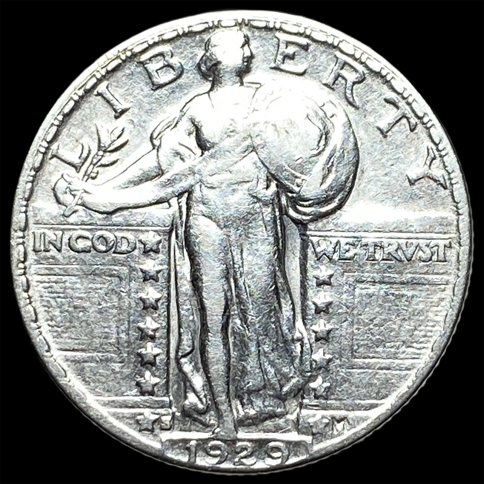 1929 Standing Liberty Quarter CHOICE AU: 1929 Standing Liberty Quarter CHOICE AU