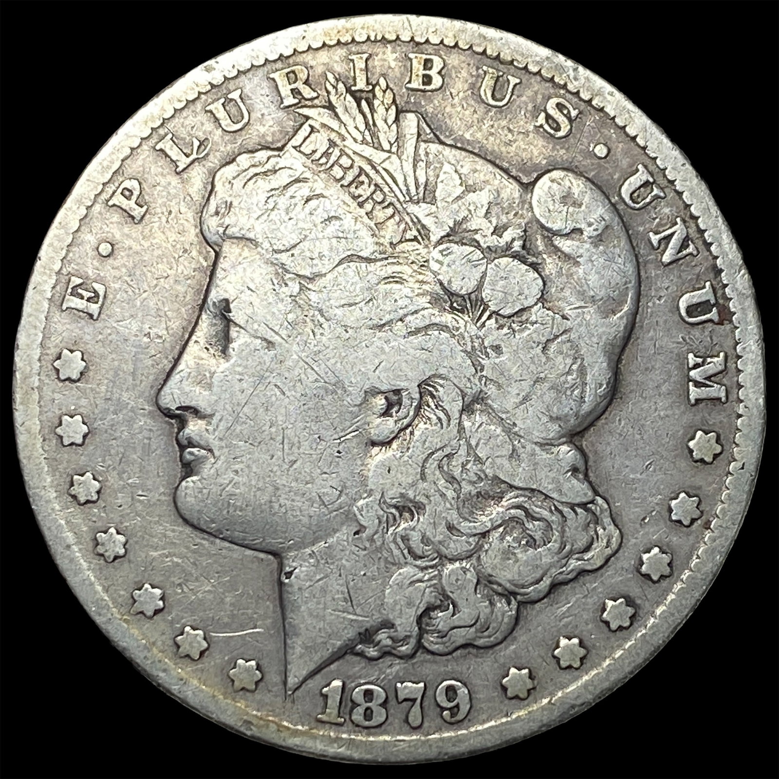1879-S Silver Morgan Dollar NICELY CIRCULATED: 1879-S Silver Morgan Dollar NICELY CIRCULATED