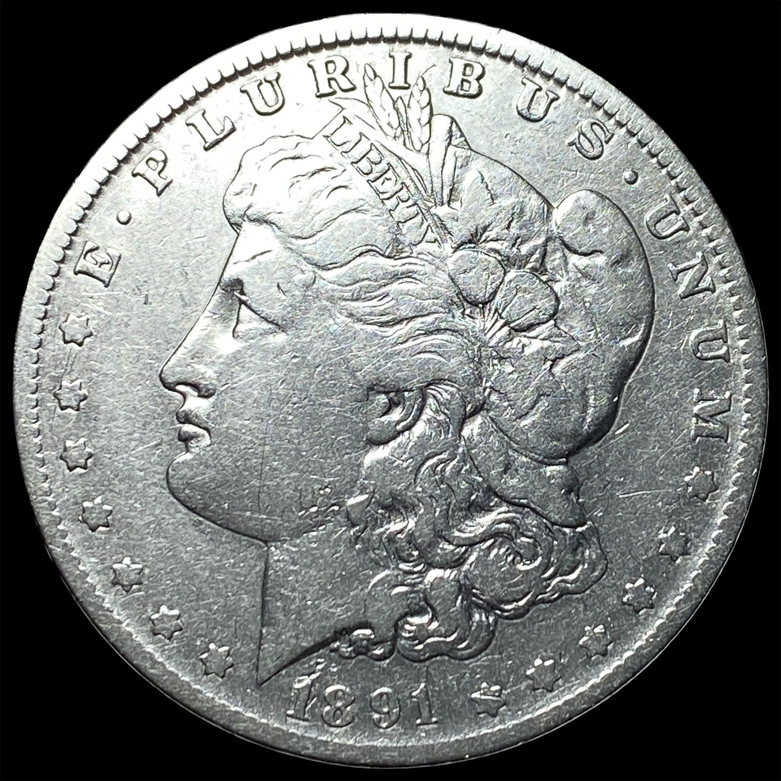 1891-O Silver Morgan Dollar LIGHTLY CIRCULATED: 1891-O Silver Morgan Dollar LIGHTLY CIRCULATED