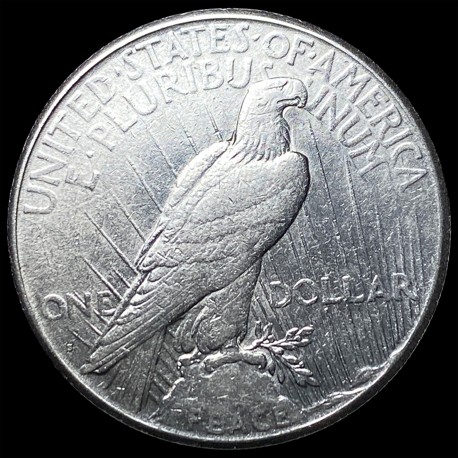 1925 Peace Silver Dollar CLOSELY UNCIRCULATED - 2