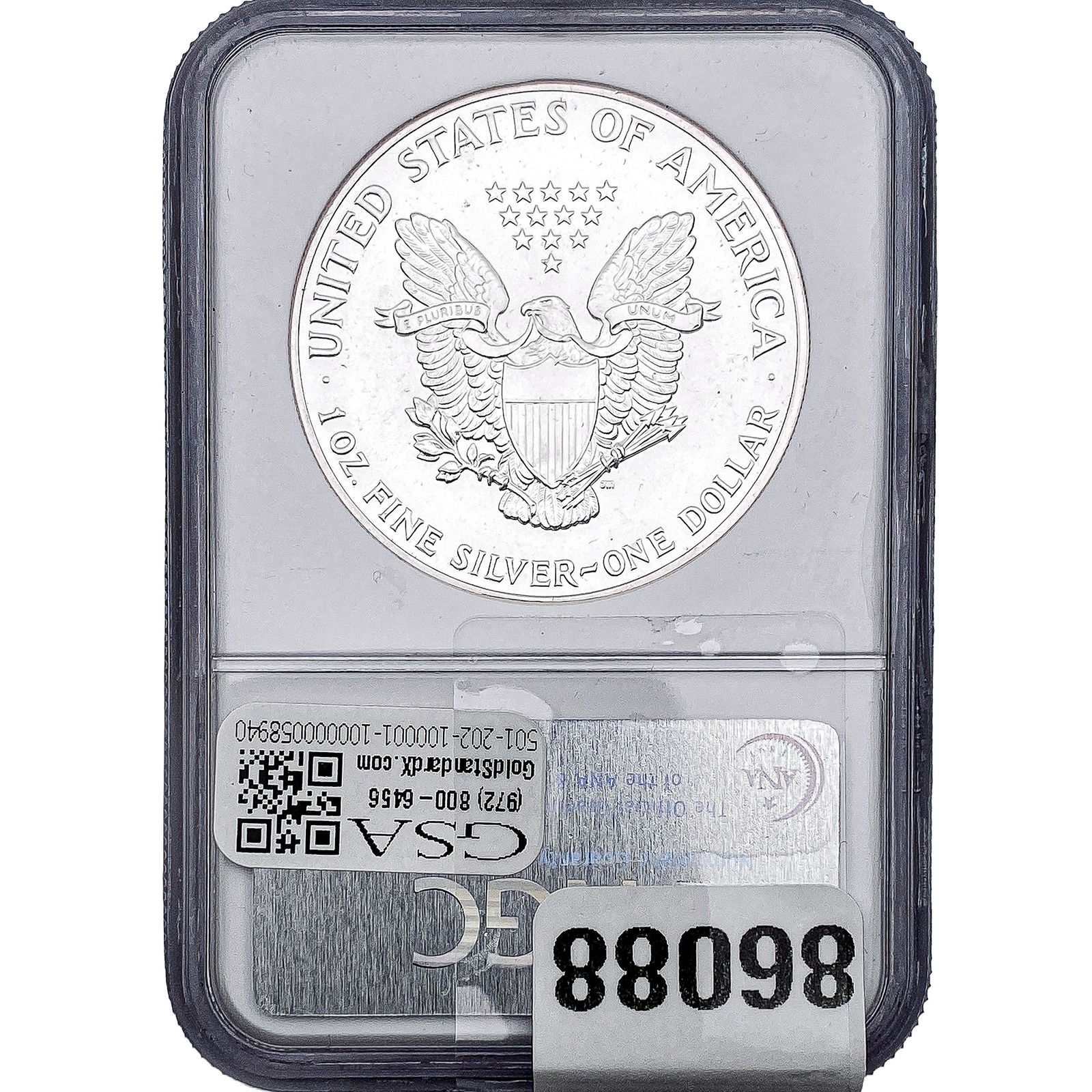 1989 Silver Eagle NGC MS68 - 2