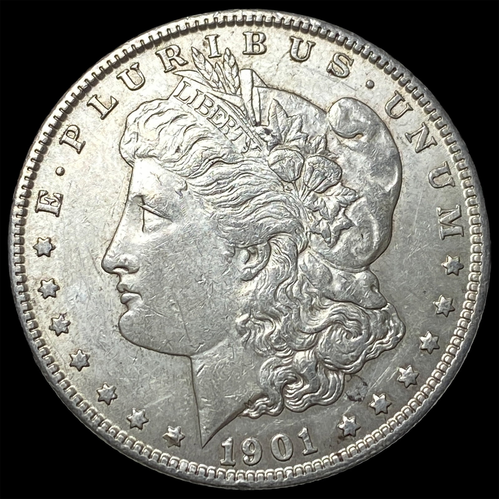 1901-O Silver Morgan Dollar CLOSELY UNCIRCULATED: 1901-O Silver Morgan Dollar CLOSELY UNCIRCULATED