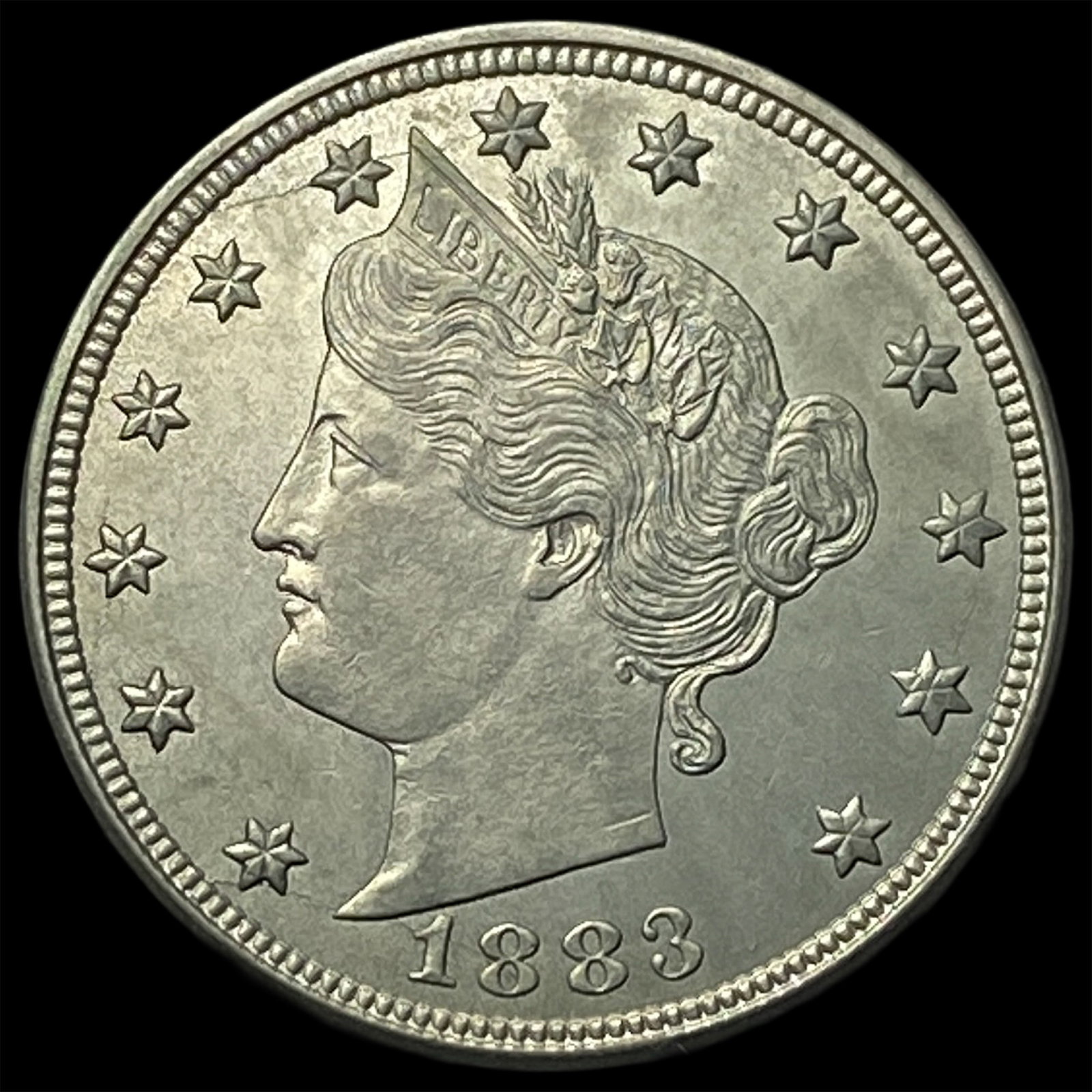 1883 Liberty Head Nickel (No Cents) CHOICE BU: 1883 Liberty Head Nickel (No Cents) CHOICE BU