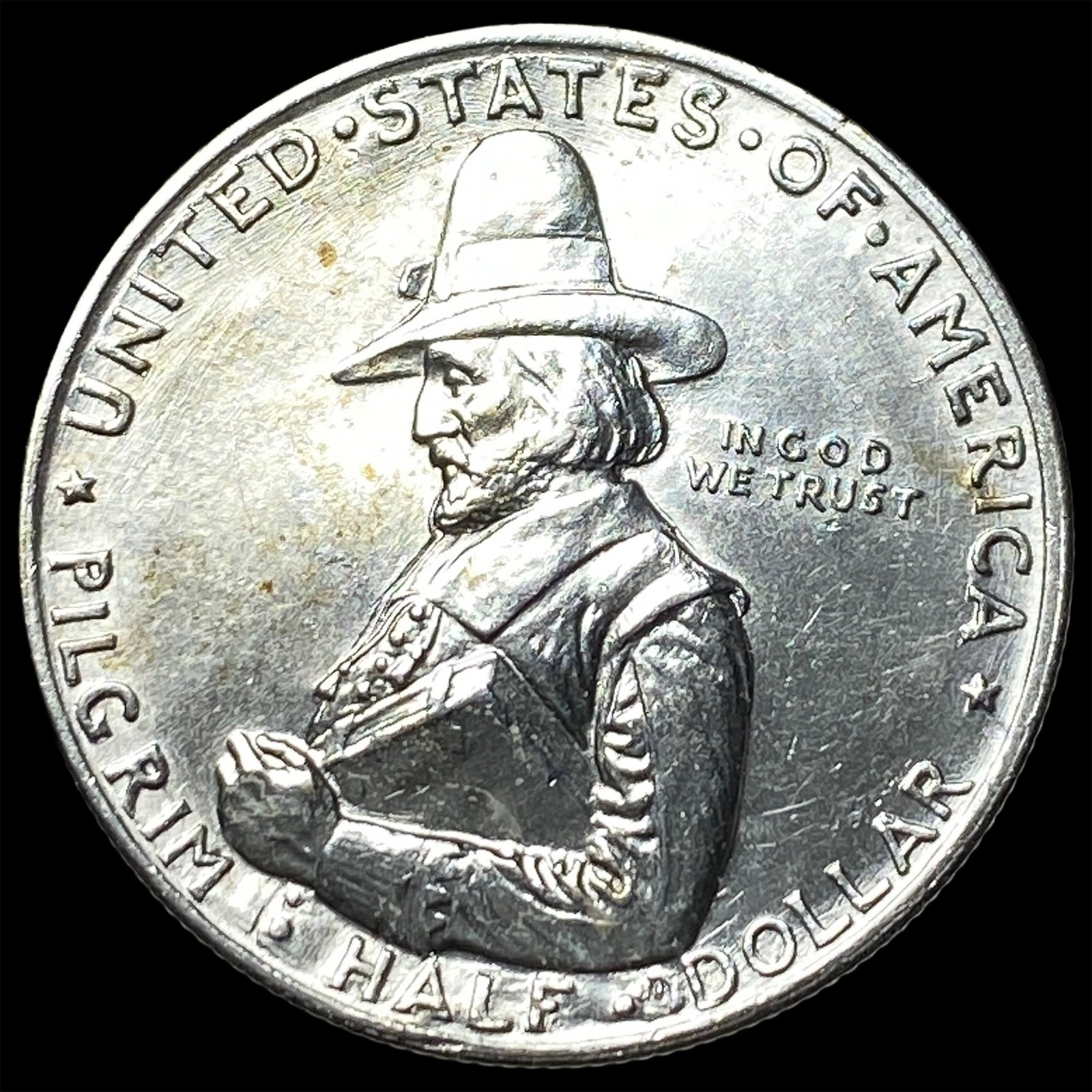 1920 Silver Pilgrim Half Dollar GEM BU: 1920 Silver Pilgrim Half Dollar GEM BU