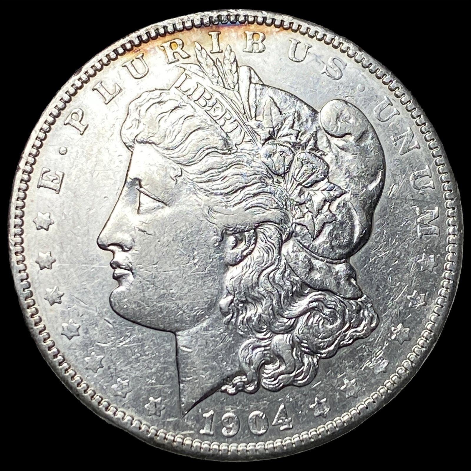 1904-O Silver Morgan Dollar CLOSELY UNCIRCULATED: 1904-O Silver Morgan Dollar CLOSELY UNCIRCULATED