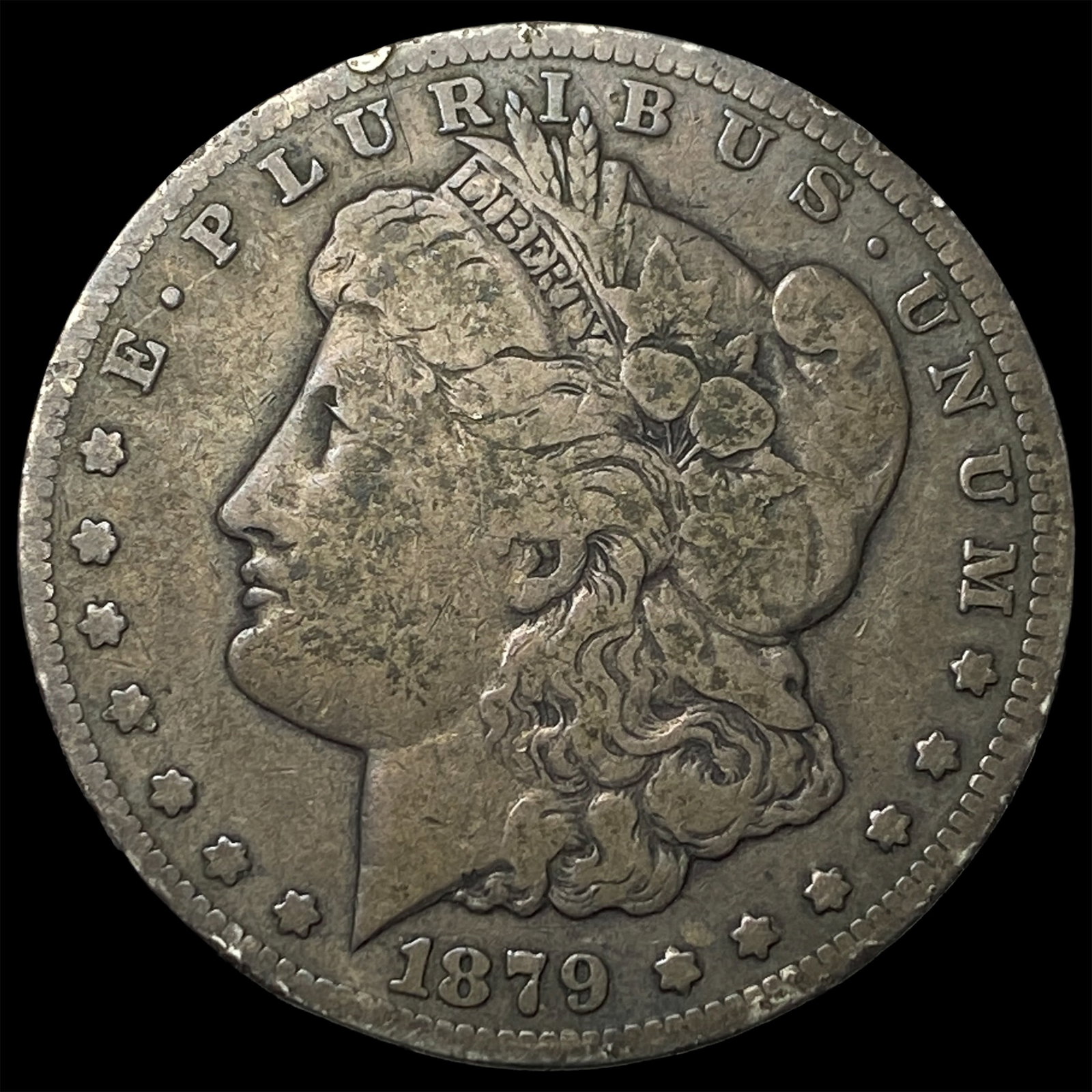 1879-CC Silver Morgan Dollar LIGHTLY CIRCULATED: 1879-CC Silver Morgan Dollar LIGHTLY CIRCULATED