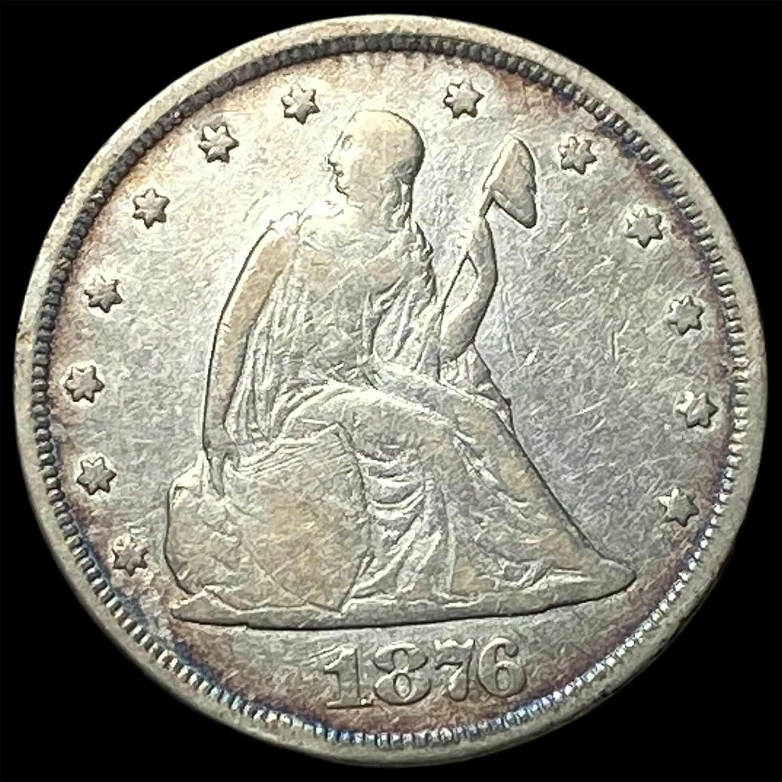 1876-S Silver Twenty Cents LIGHTLY CIRCULATED: 1876-S Silver Twenty Cents LIGHTLY CIRCULATED