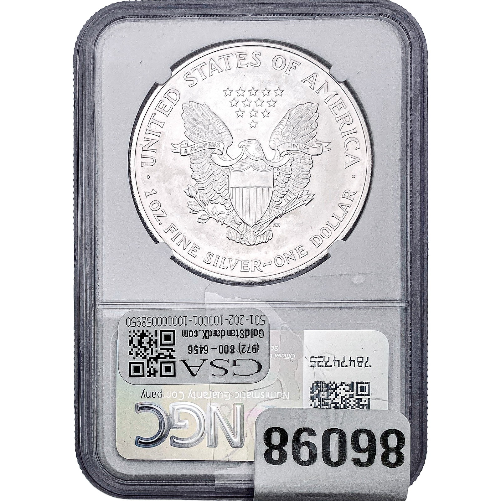 1996 Silver Eagle NGC - 2