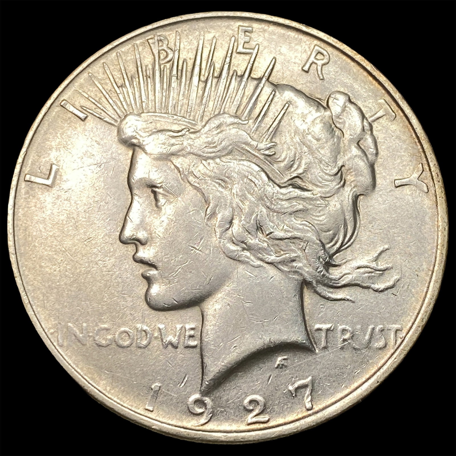1927 Silver Peace Dollar CLOSELY UNCIRCULATED: 1927 Silver Peace Dollar CLOSELY UNCIRCULATED