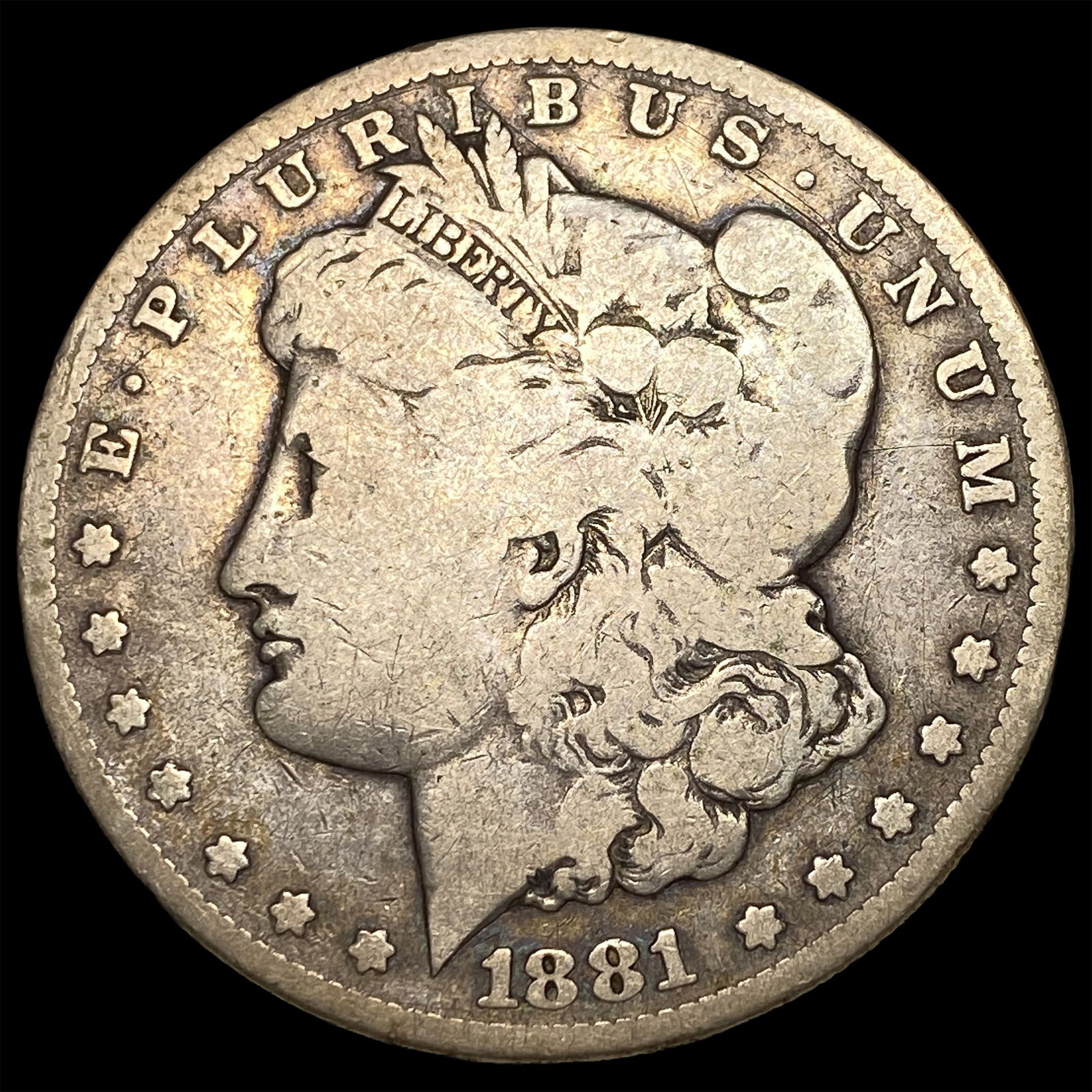 1881-CC Silver Morgan Dollar NICELY CIRCULATED: 1881-CC Silver Morgan Dollar NICELY CIRCULATED