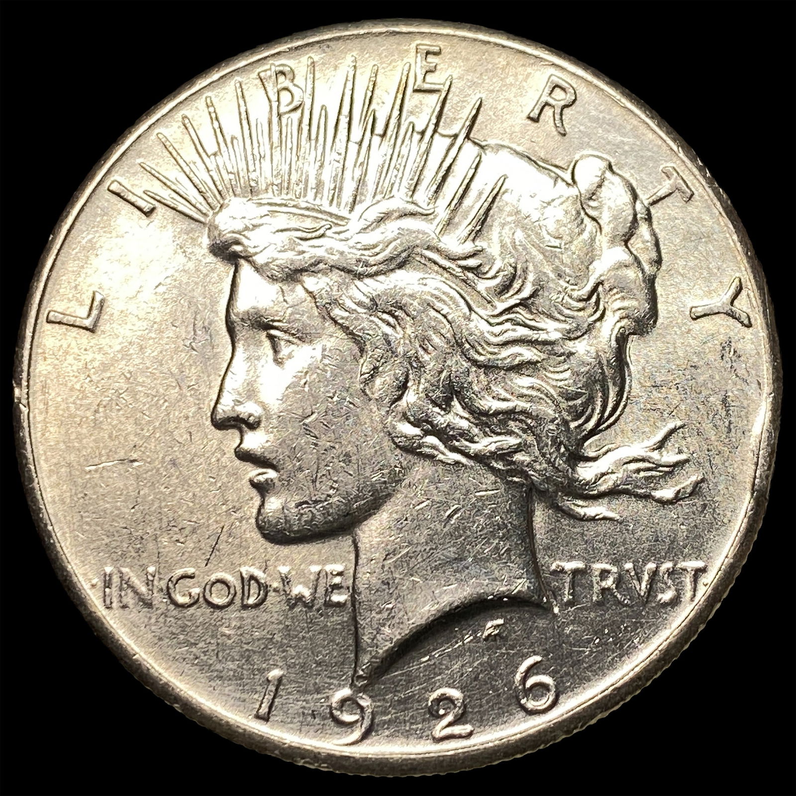 1926 Peace Silver Dollar CLOSELY UNCIRCULATED: 1926 Peace Silver Dollar CLOSELY UNCIRCULATED