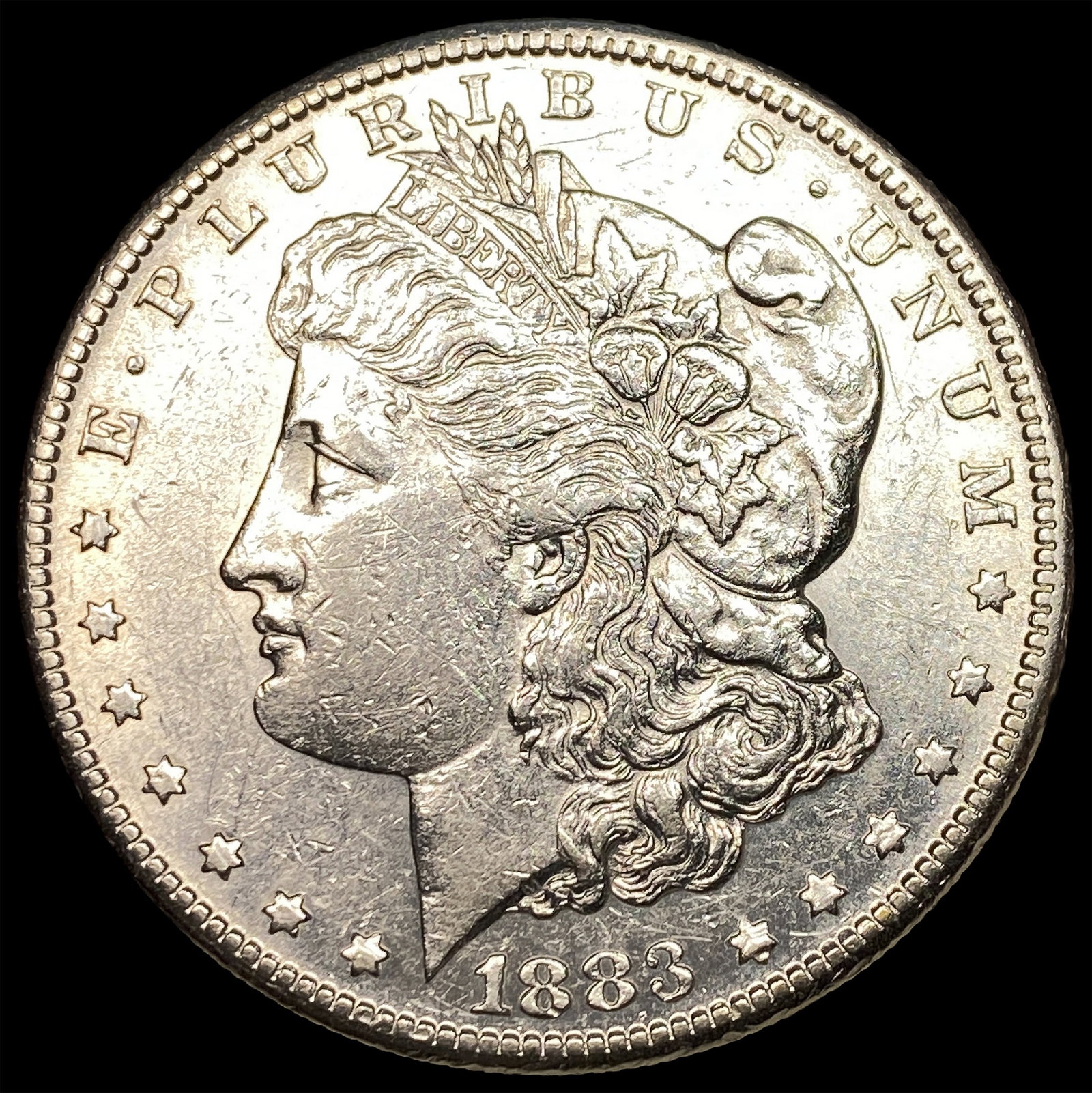 1883-S Silver Morgan Dollar CLOSELY UNCIRCULATED: 1883-S Silver Morgan Dollar CLOSELY UNCIRCULATED