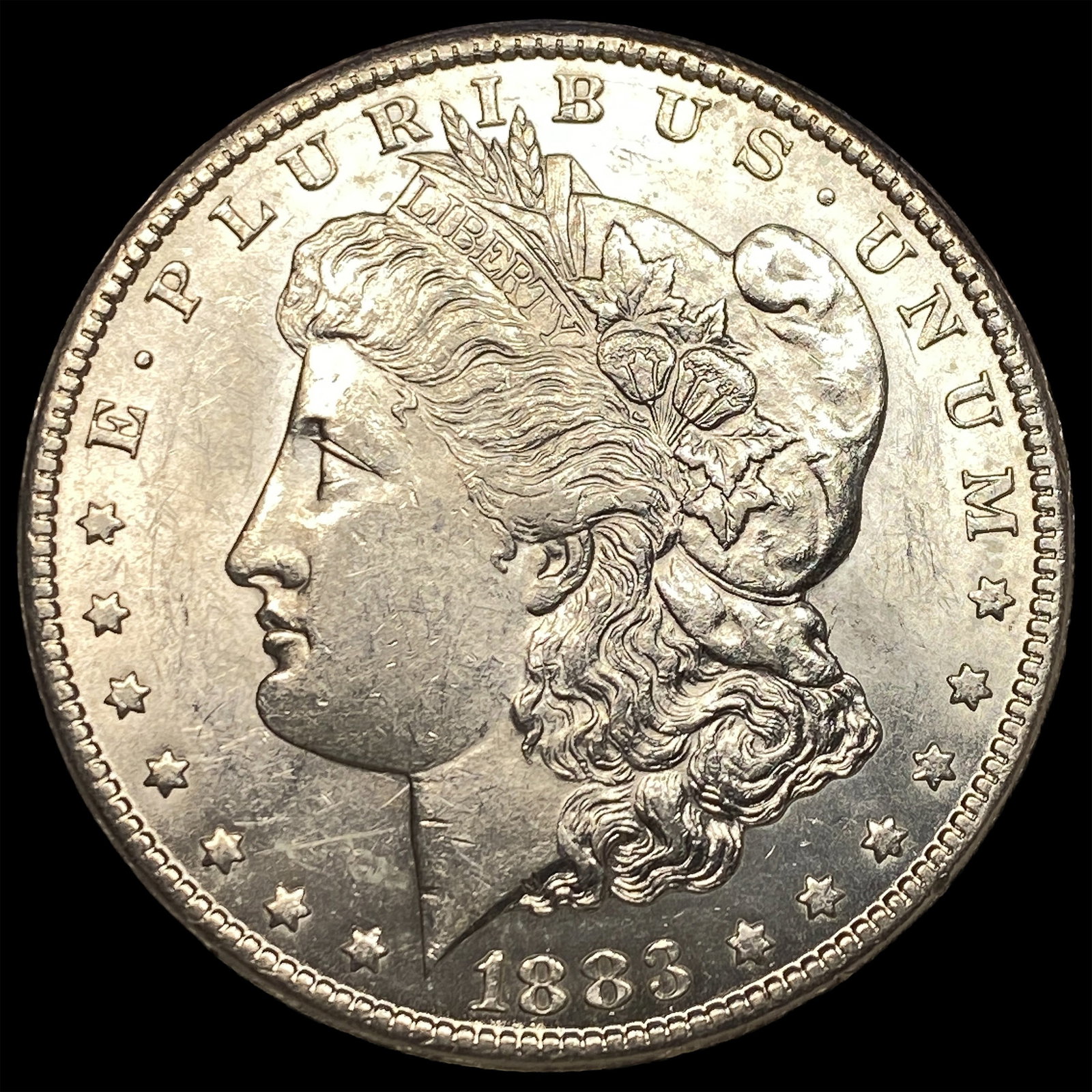1883-CC Silver Morgan Dollar CHOICE AU: 1883-CC Silver Morgan Dollar CHOICE AU