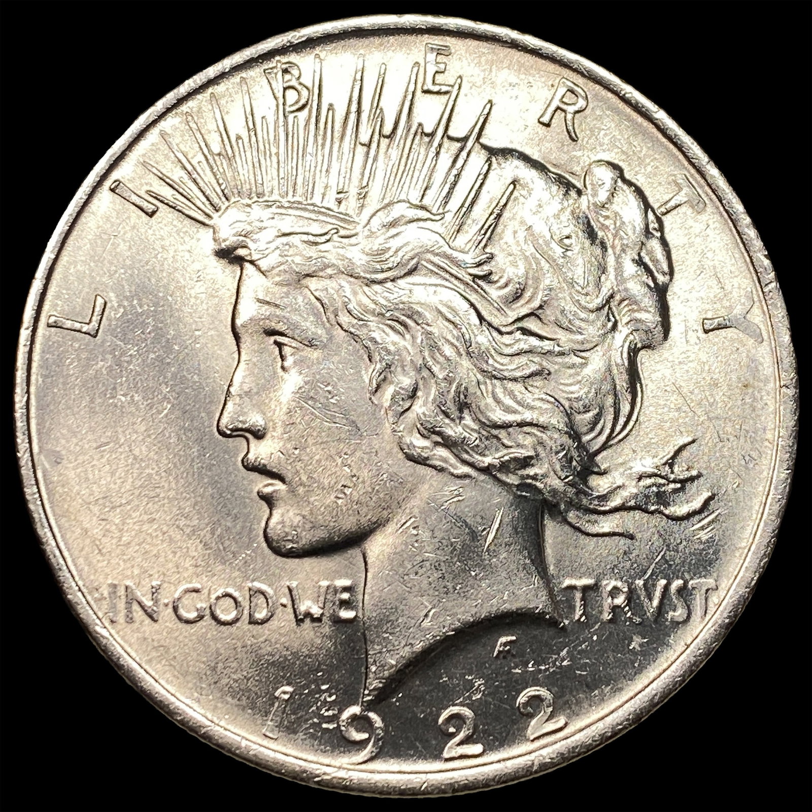 1922 Silver Peace Dollar CHOICE BU (1 of 2)