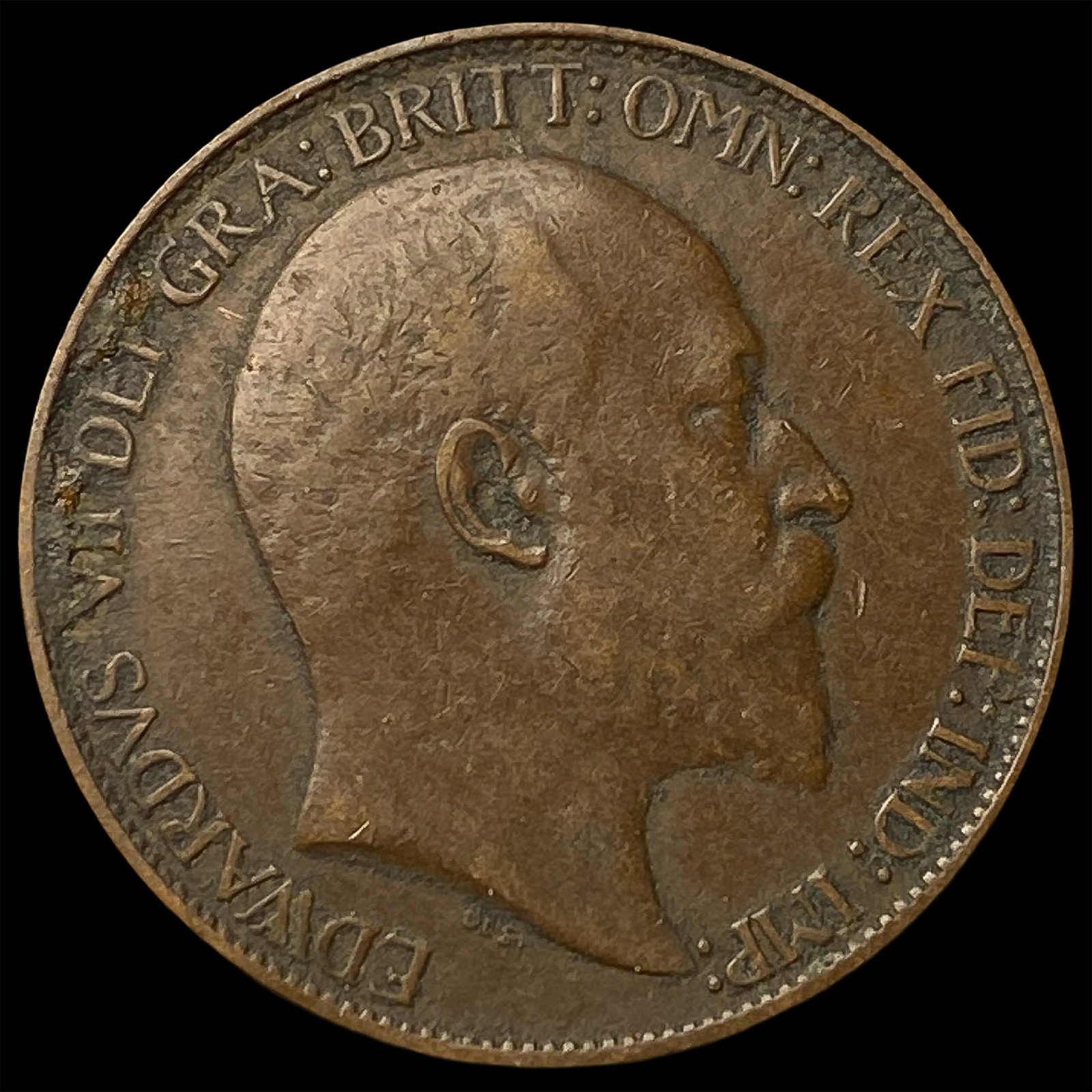 1904 Great Britain Bronze Half Penny NEARLY UNCIRCULATED: 1904 Great Britain Bronze Half Penny NEARLY UNCIRCULATED