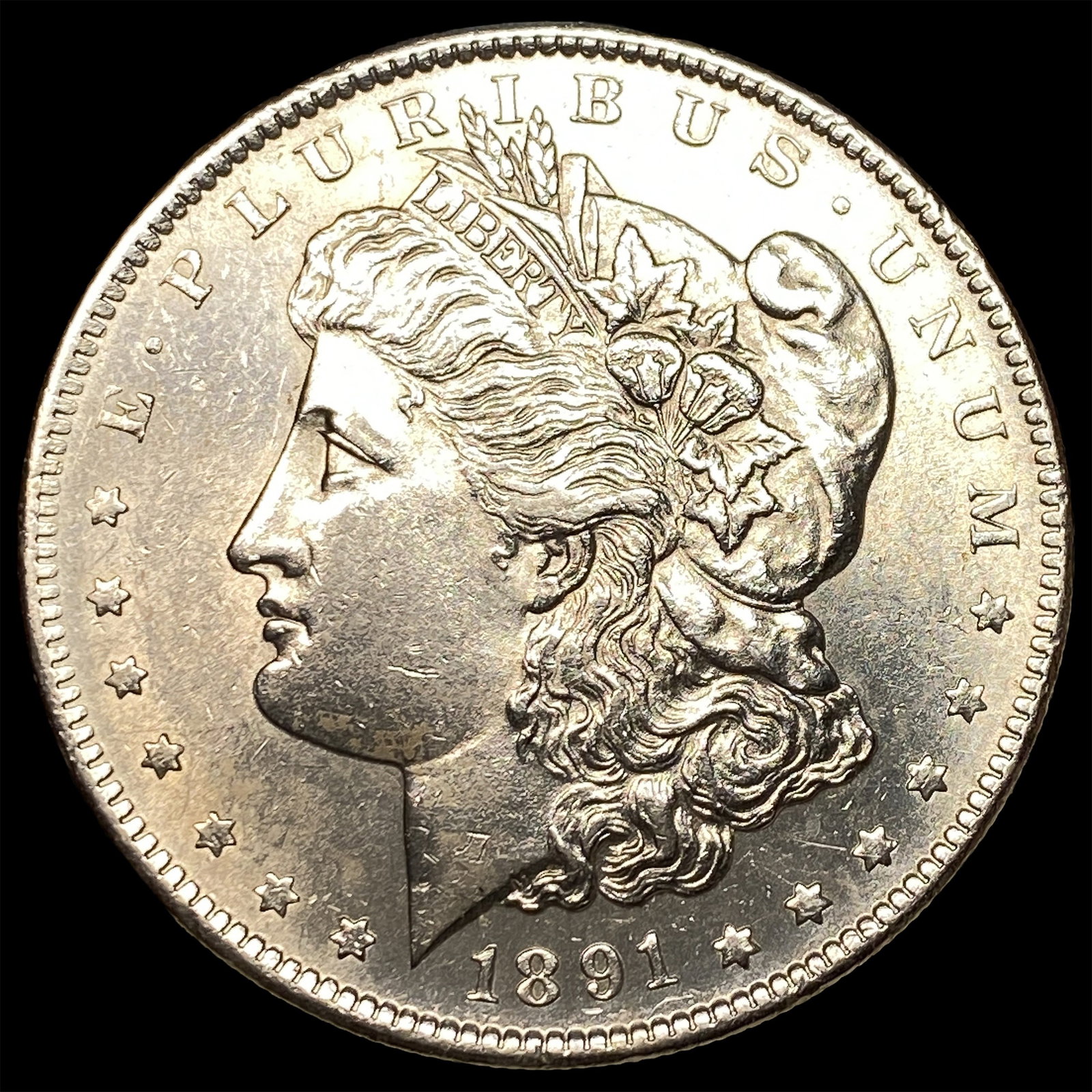 1891 Morgan Silver Dollar UNCIRCULATED: 1891 Morgan Silver Dollar UNCIRCULATED