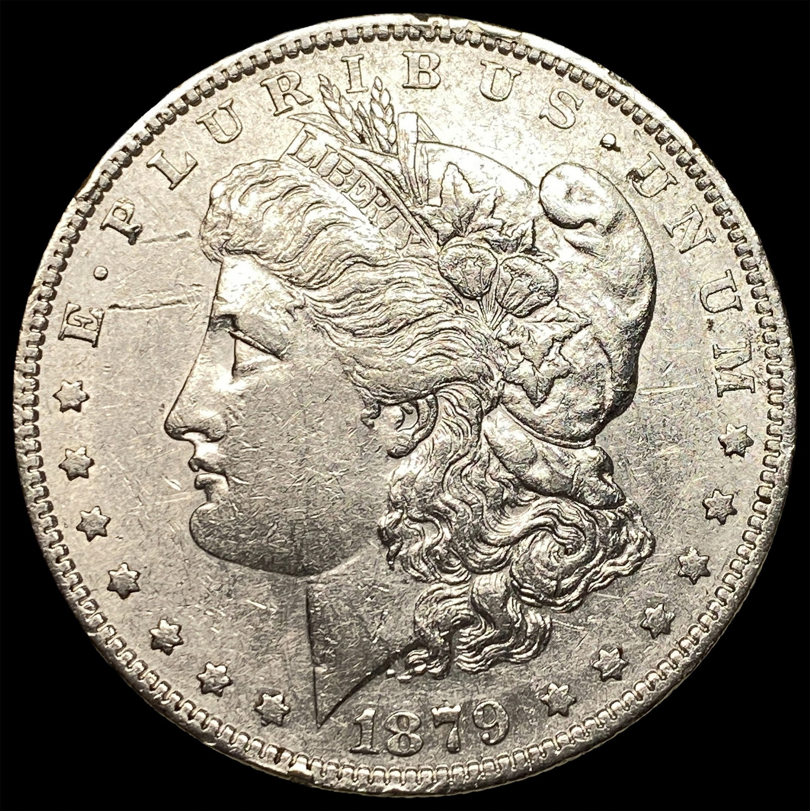 1879-S Silver Morgan Dollar LIGHTLY CIRCULATED: 1879-S Silver Morgan Dollar LIGHTLY CIRCULATED