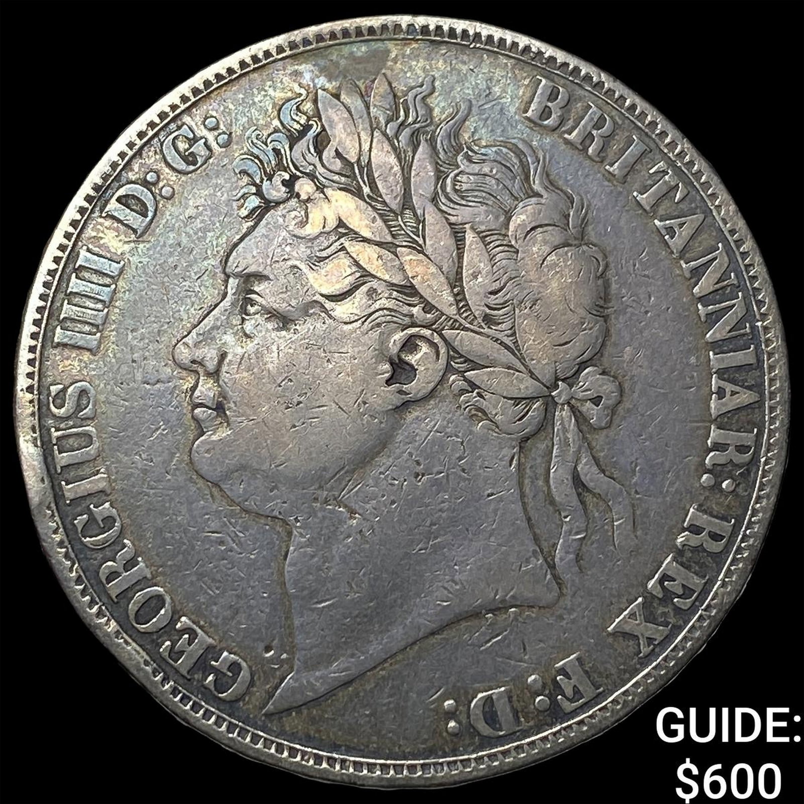 1821 Great Britain Silver Crown NEARLY UNCIRCULATED (1 of 2)