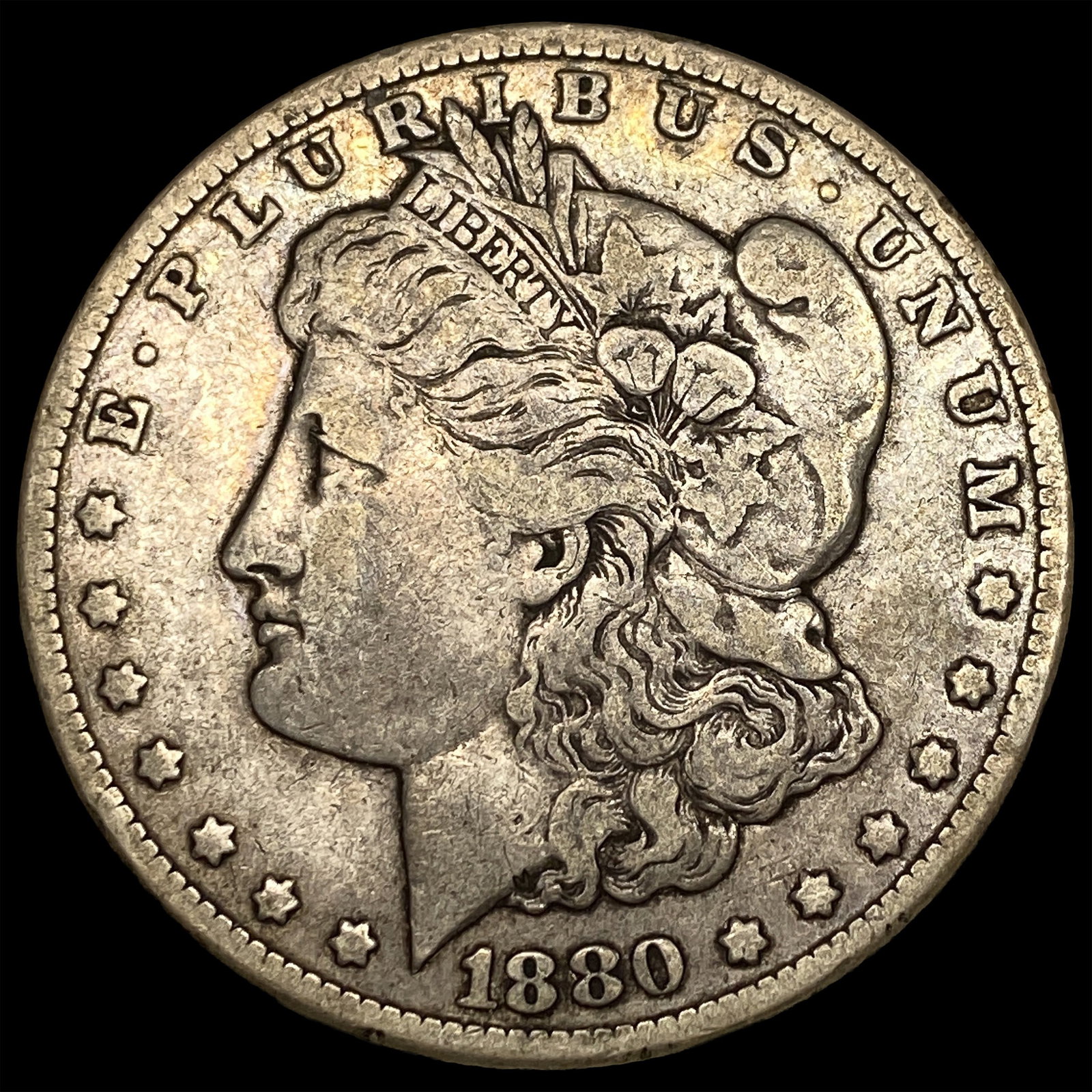1880-S Silver Morgan Dollar LIGHTLY CIRCULATED: 1880-S Silver Morgan Dollar LIGHTLY CIRCULATED