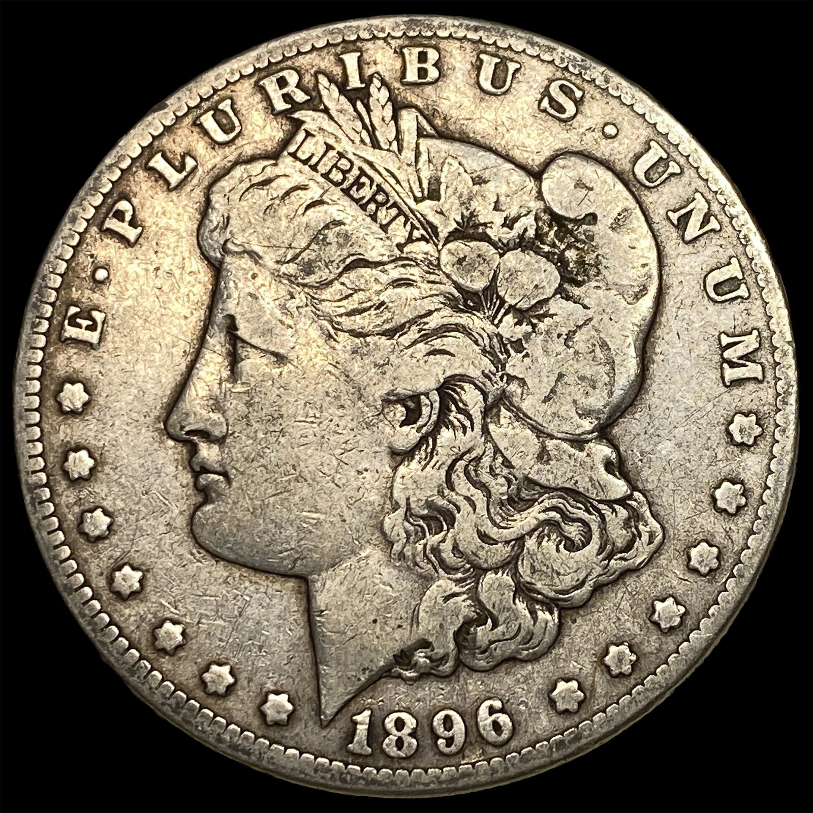 1896-S Silver Morgan Dollar LIGHTLY CIRCULATED (1 of 2)