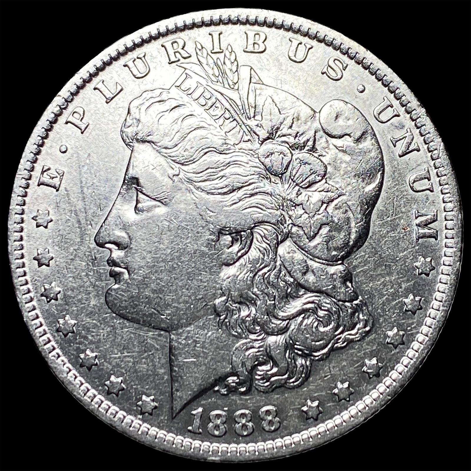 1888 Morgan Silver Dollar CHOICE AU: 1888 Morgan Silver Dollar CHOICE AU