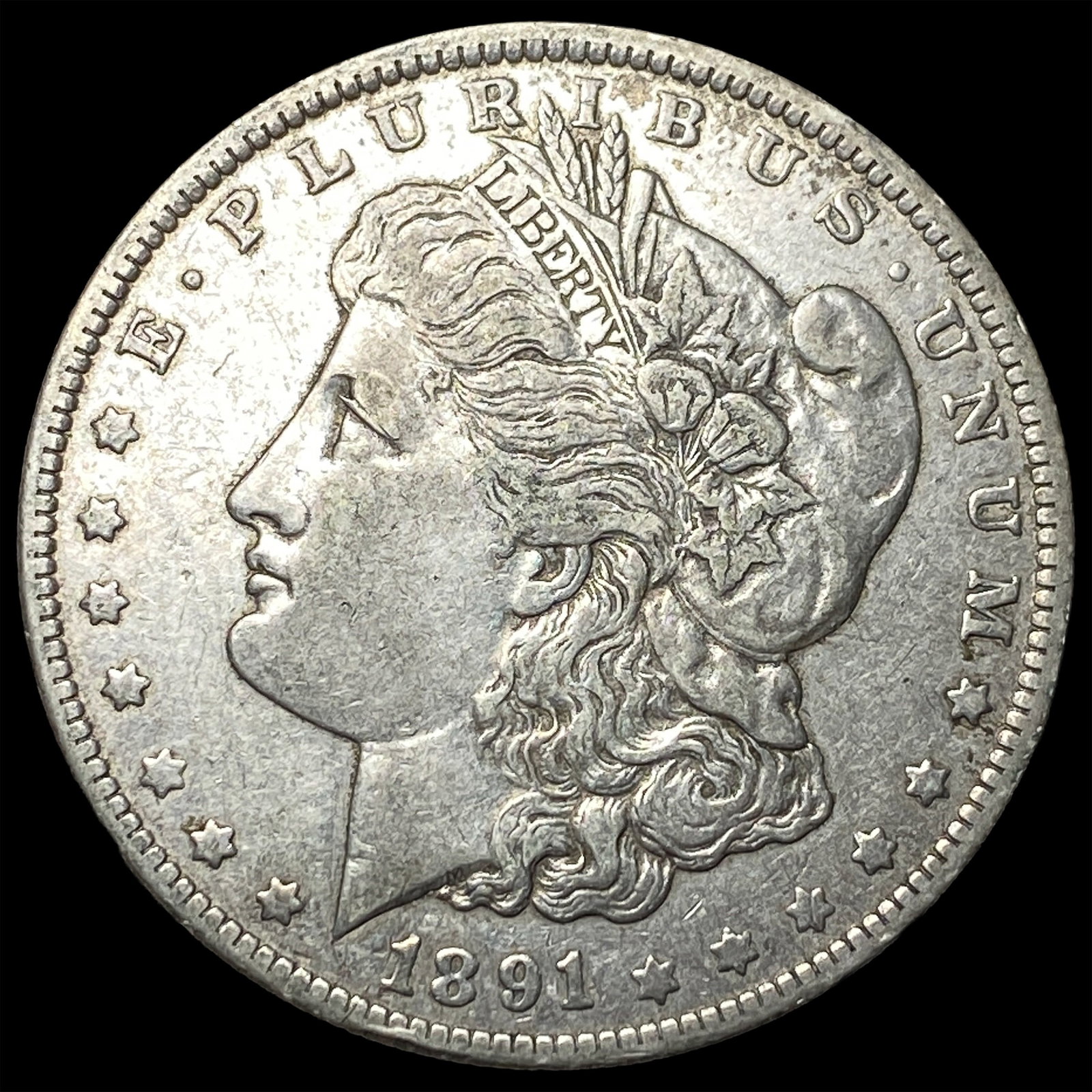 1891-O Silver Morgan Dollar NEARLY UNCIRCULATED: 1891-O Silver Morgan Dollar NEARLY UNCIRCULATED
