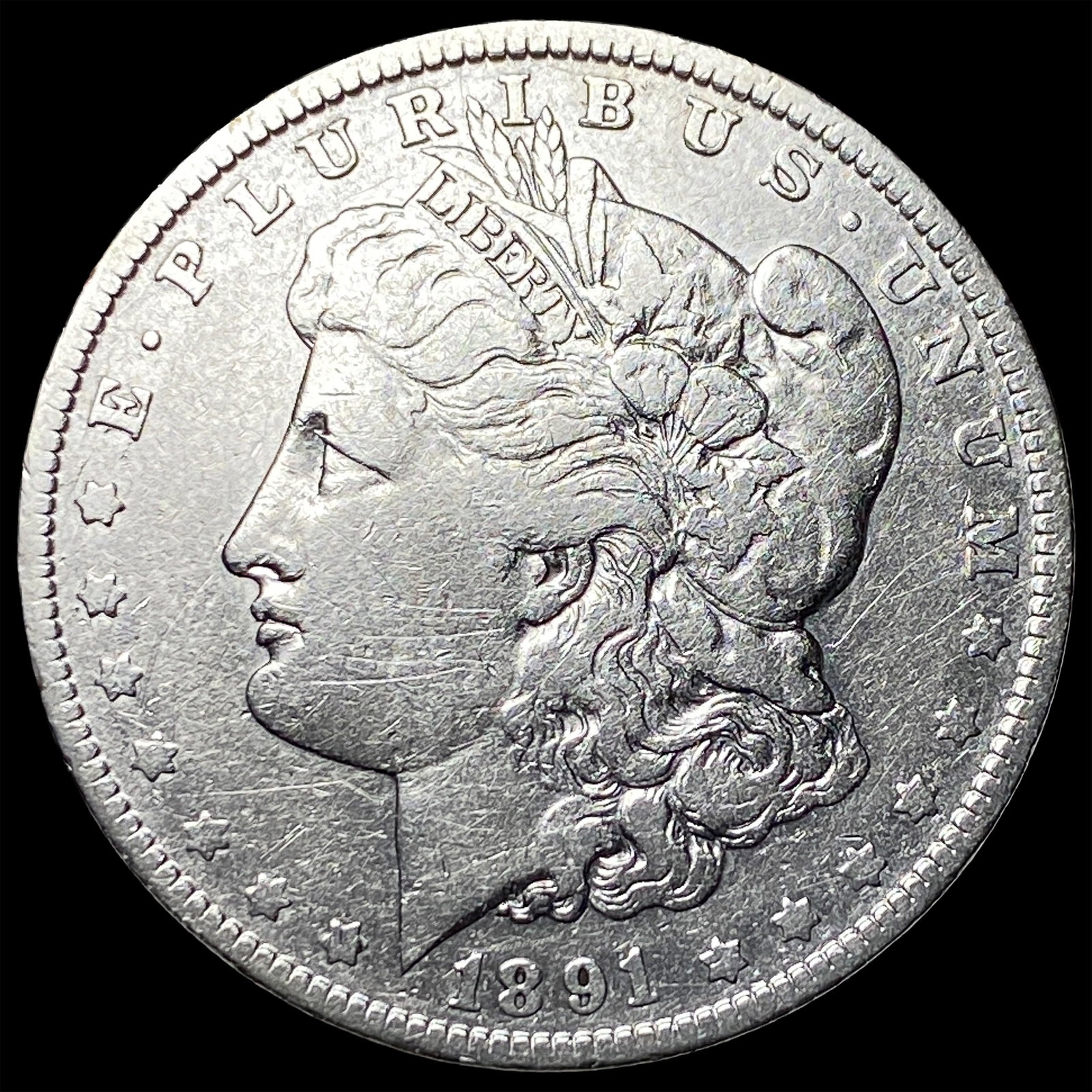 1891-O Silver Morgan Dollar LIGHTLY CIRCULATED: 1891-O Silver Morgan Dollar LIGHTLY CIRCULATED