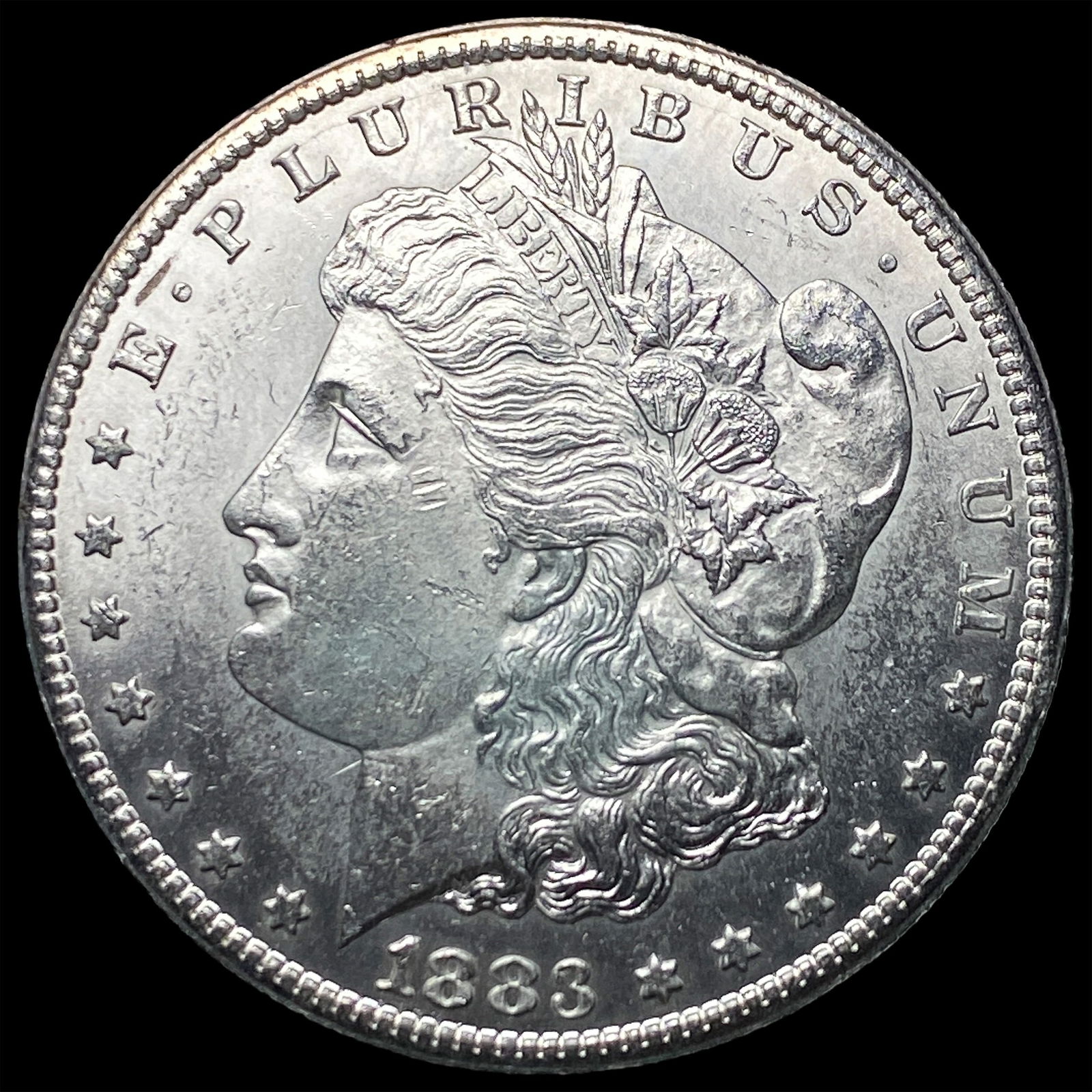 1883-CC Silver Morgan Dollar CHOICE BU: 1883-CC Silver Morgan Dollar CHOICE BU