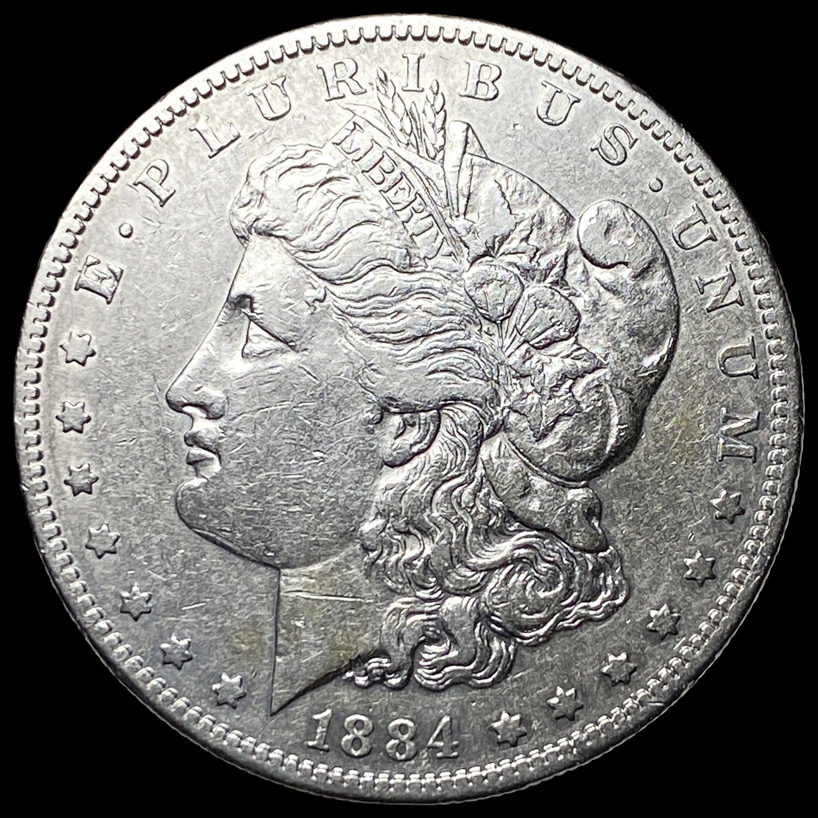 1884-O Silver Morgan Dollar NICELY CIRCULATED: 1884-O Silver Morgan Dollar NICELY CIRCULATED
