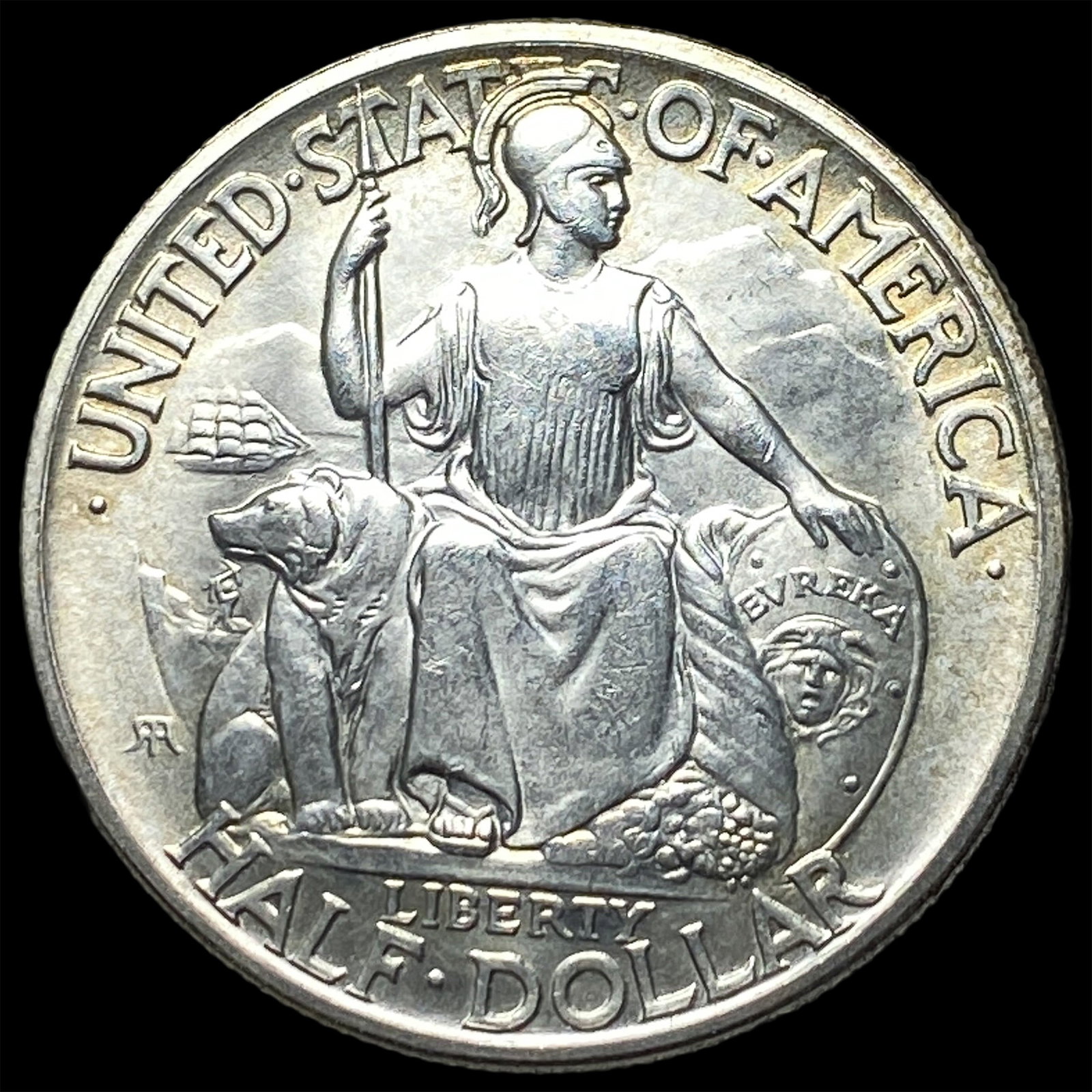 1936-D Silver Half Dollar California-Pacific Exposition UNCIRCULATED: 1936-D Silver Half Dollar California-Pacific Exposition UNCIRCULATED