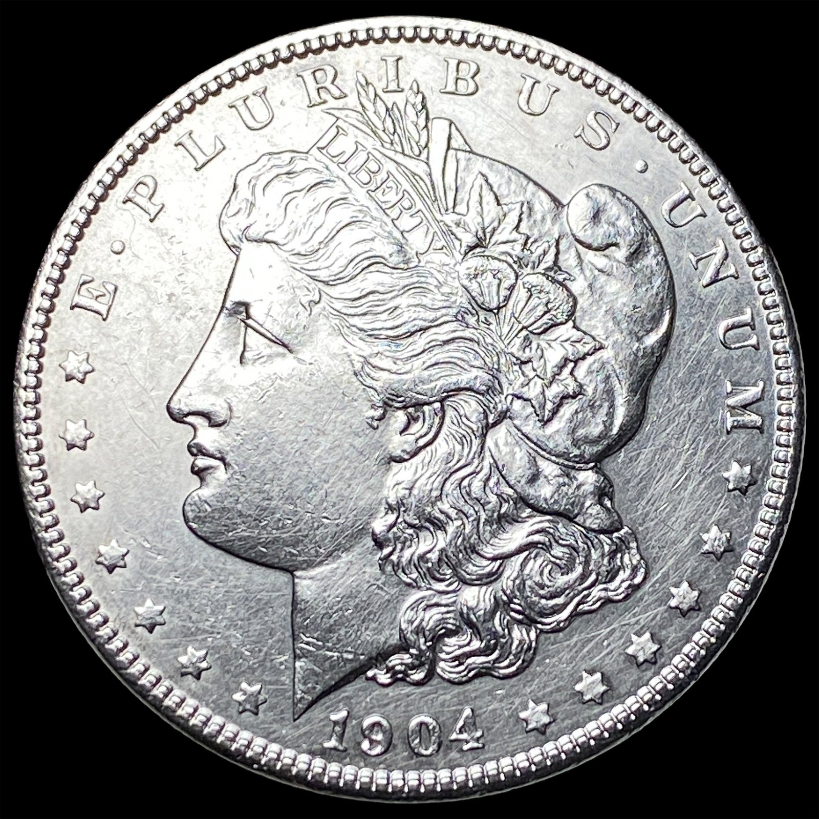 1904 Morgan Silver Dollar UNCIRCULATED: 1904 Morgan Silver Dollar UNCIRCULATED