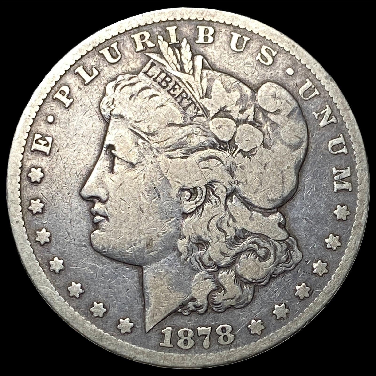 1878-CC Silver Morgan Dollar LIGHTLY CIRCULATED (1 of 2)