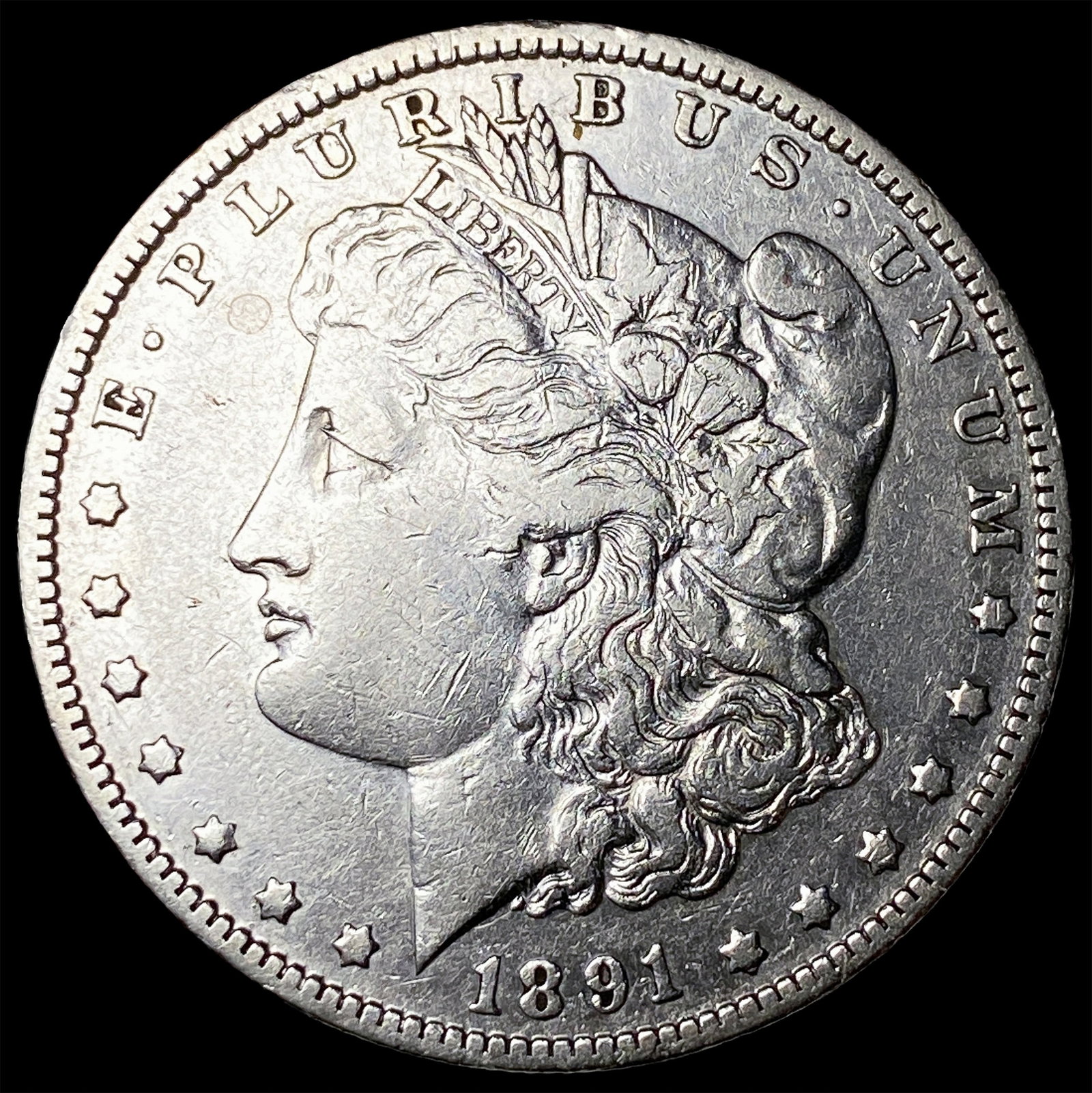 1891-O Silver Morgan Dollar NEARLY UNCIRCULATED: 1891-O Silver Morgan Dollar NEARLY UNCIRCULATED