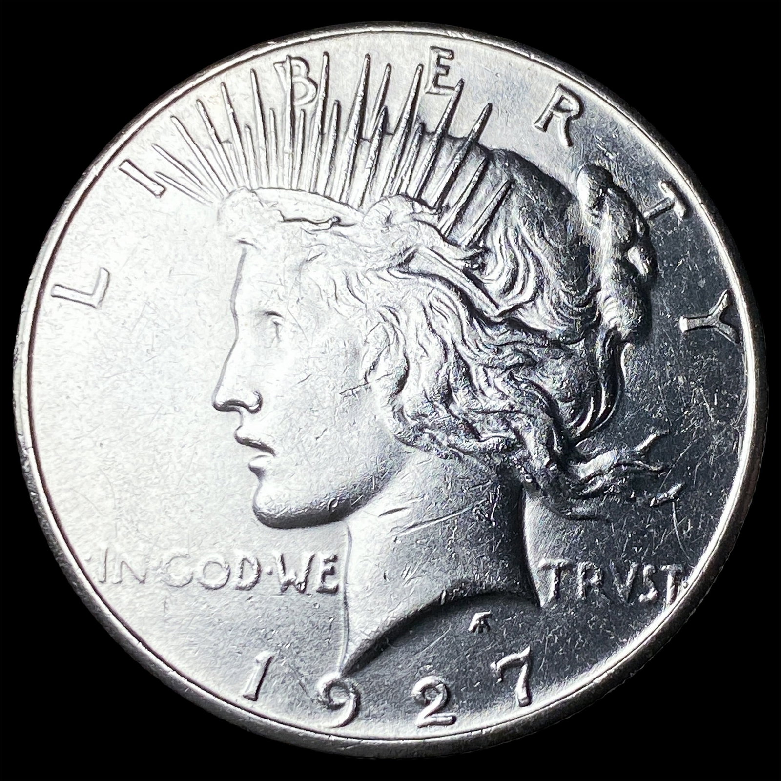 1927 Silver Peace Dollar CLOSELY UNCIRCULATED: 1927 Silver Peace Dollar CLOSELY UNCIRCULATED