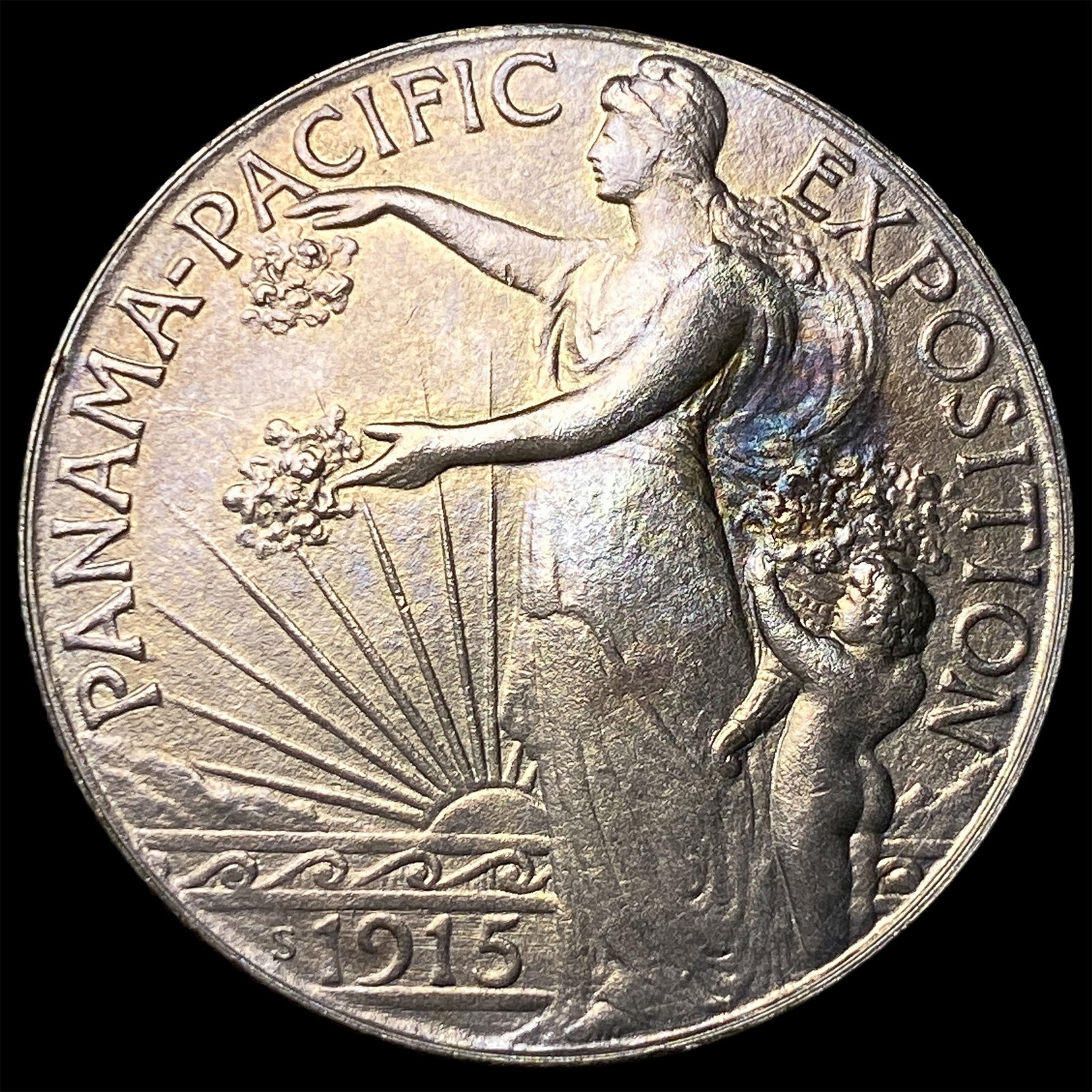 1915-S Silver Panama-Pacific Half Dollar UNCIRCULATED: 1915-S Silver Panama-Pacific Half Dollar UNCIRCULATED
