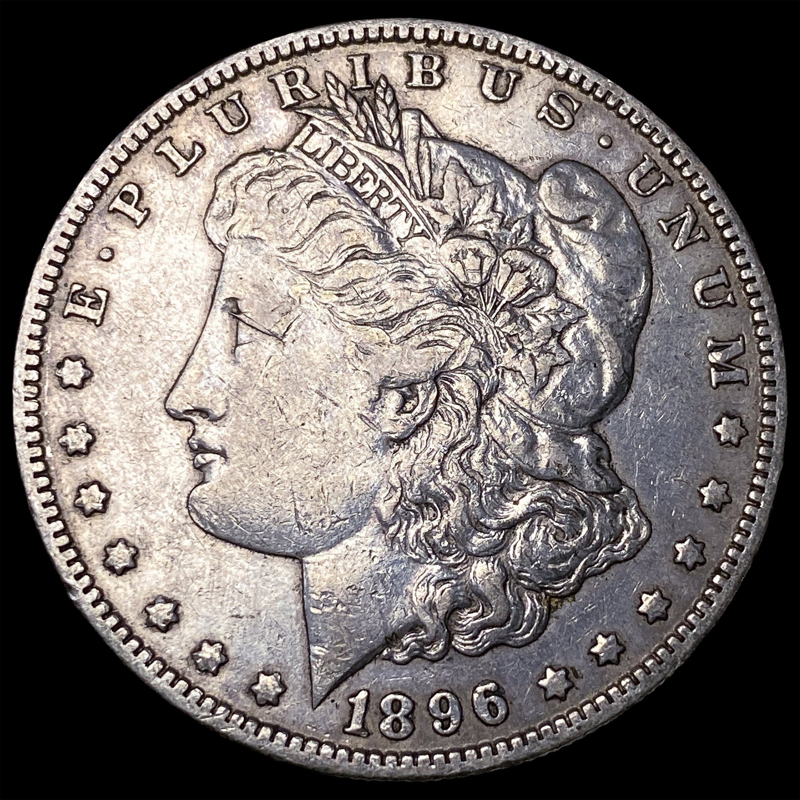 1896-O Silver Morgan Dollar NEARLY UNCIRCULATED: 1896-O Silver Morgan Dollar NEARLY UNCIRCULATED