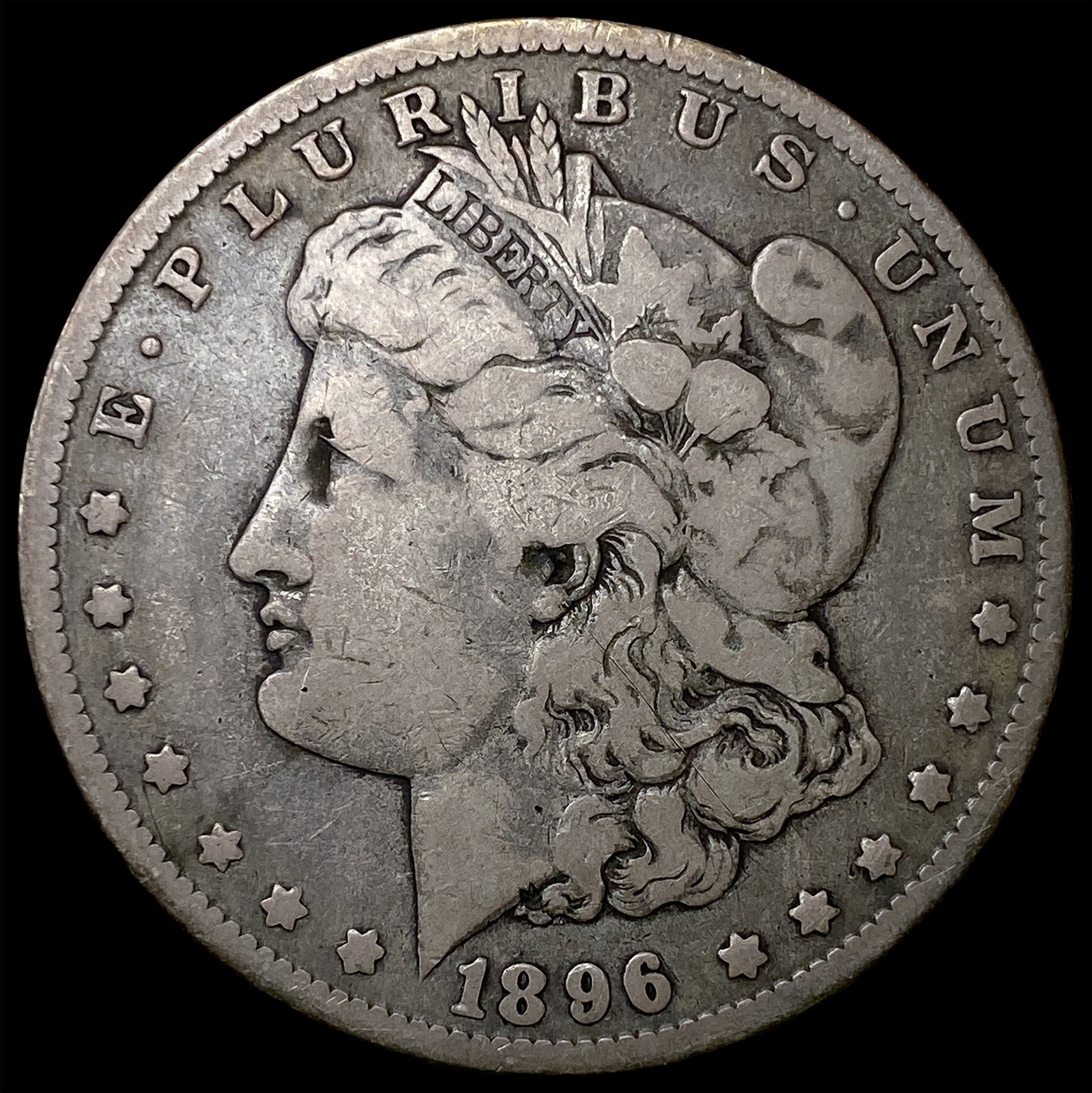 1896-O Silver Morgan Dollar LIGHTLY CIRCULATED: 1896-O Silver Morgan Dollar LIGHTLY CIRCULATED