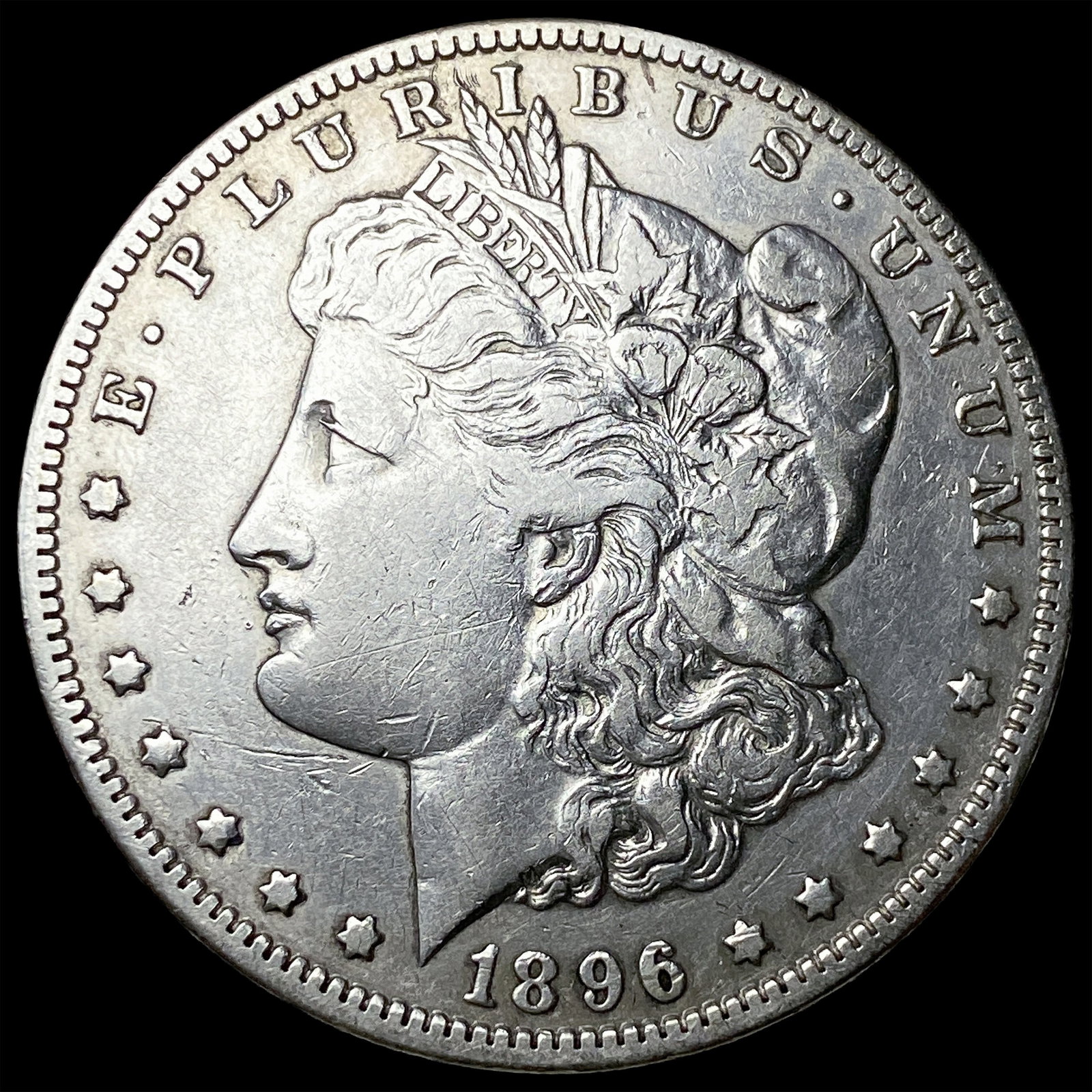 1896-O Silver Morgan Dollar NEARLY UNCIRCULATED: 1896-O Silver Morgan Dollar NEARLY UNCIRCULATED