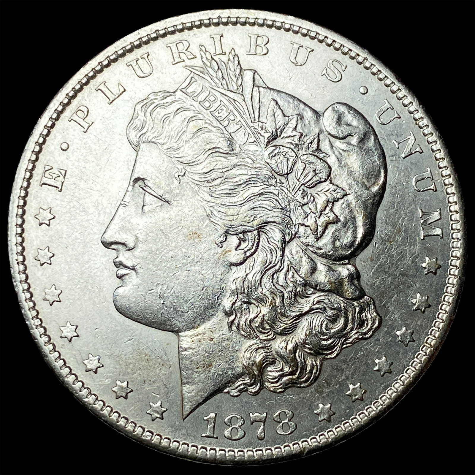1878-S Silver Morgan Dollar CLOSELY UNCIRCULATED (1 of 2)